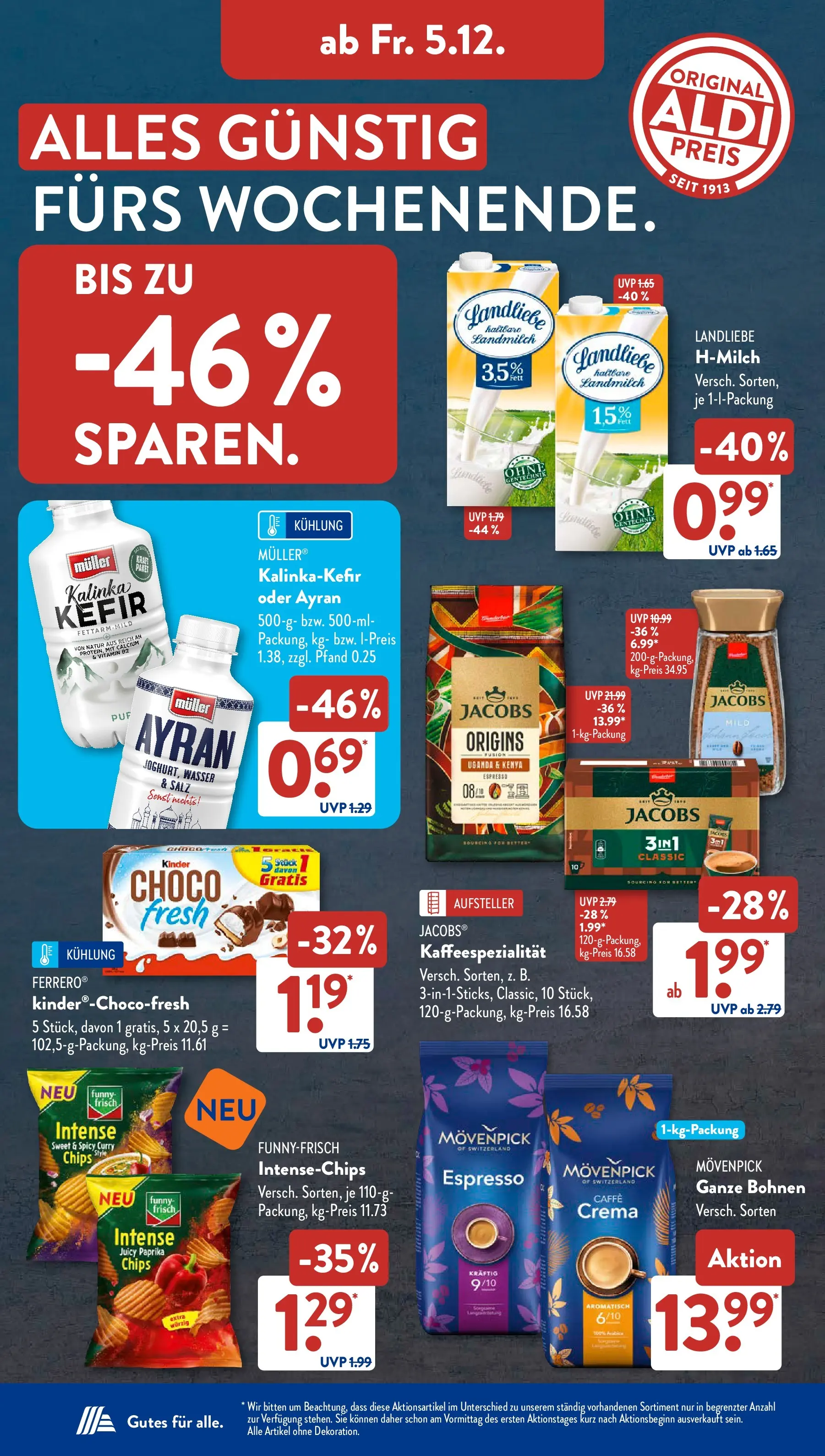 Aldi Süd - Aldi Süd: Wochenangebote (ab 30.11.2025) zum Blättern | Seite: 25 | Produkte: Funny frisch, Paprika, Salz, Chips