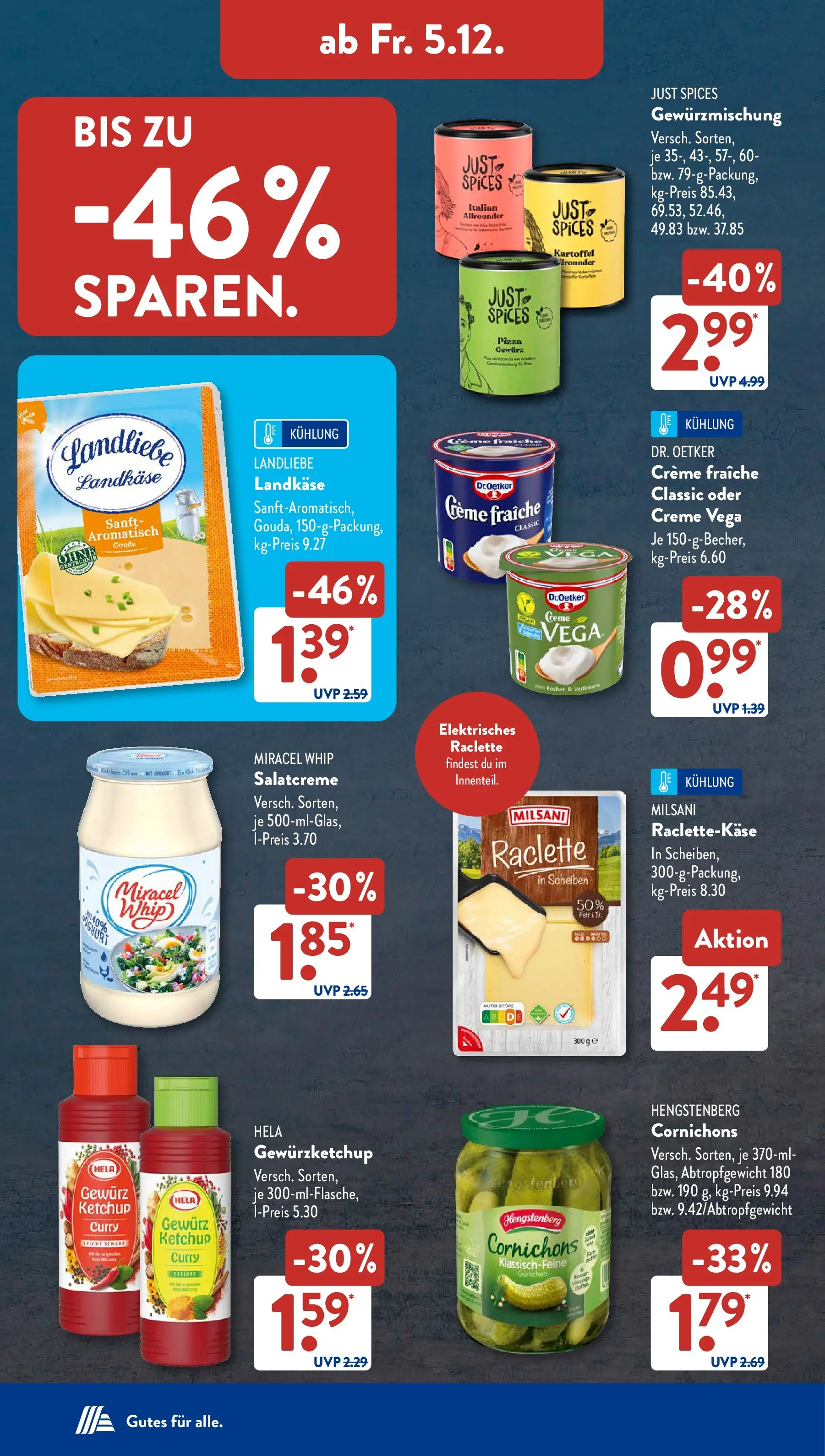 Aldi Süd - Aldi Süd: Wochenangebote (ab 30.11.2025) zum Blättern | Seite: 27 | Produkte: Joghurt, Creme, Raclette, Ketchup
