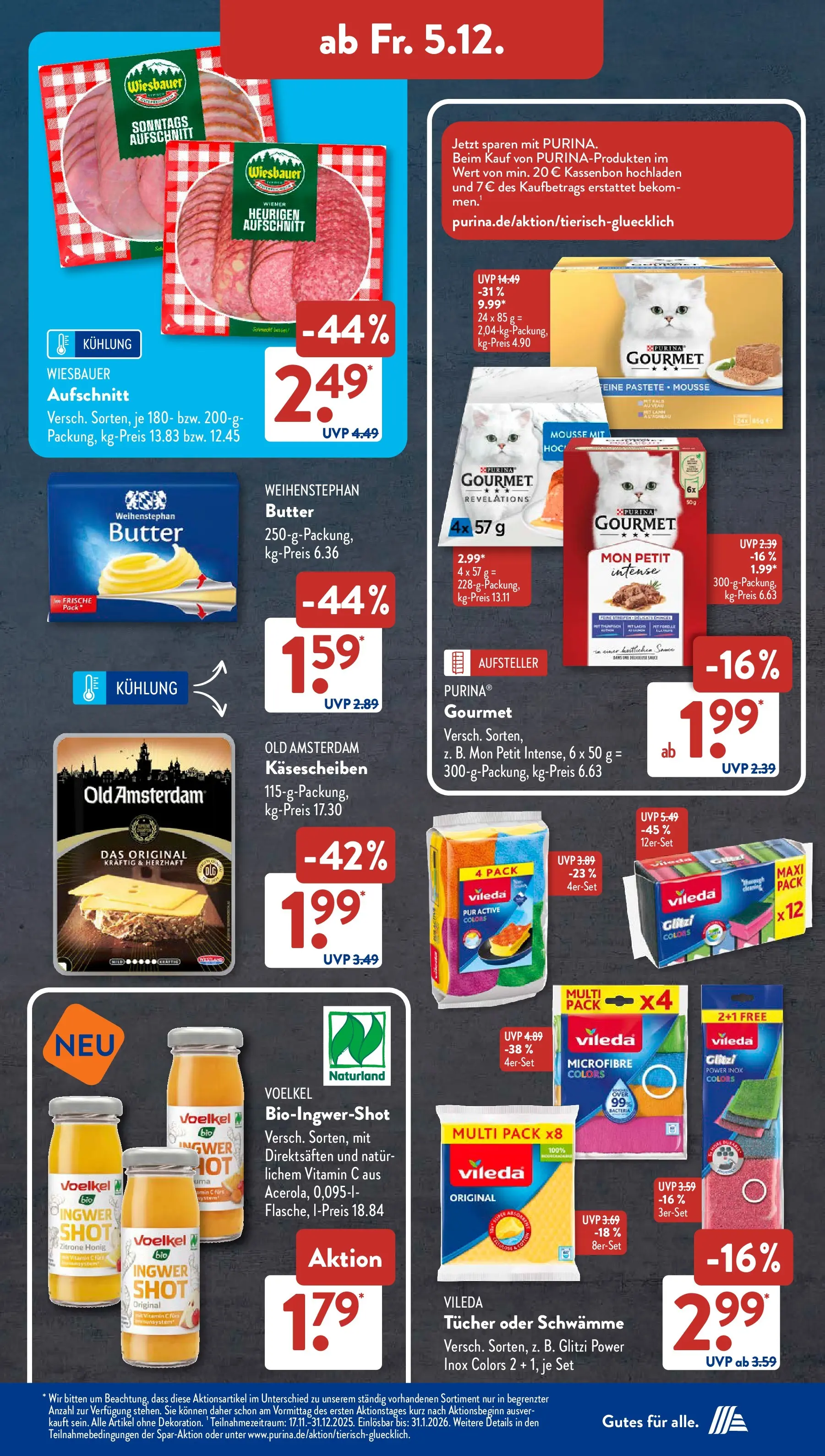 Aldi Süd - Aldi Süd: Wochenangebote (ab 30.11.2025) zum Blättern | Seite: 28 | Produkte: Butter, Weihenstephan butter, Zitrone