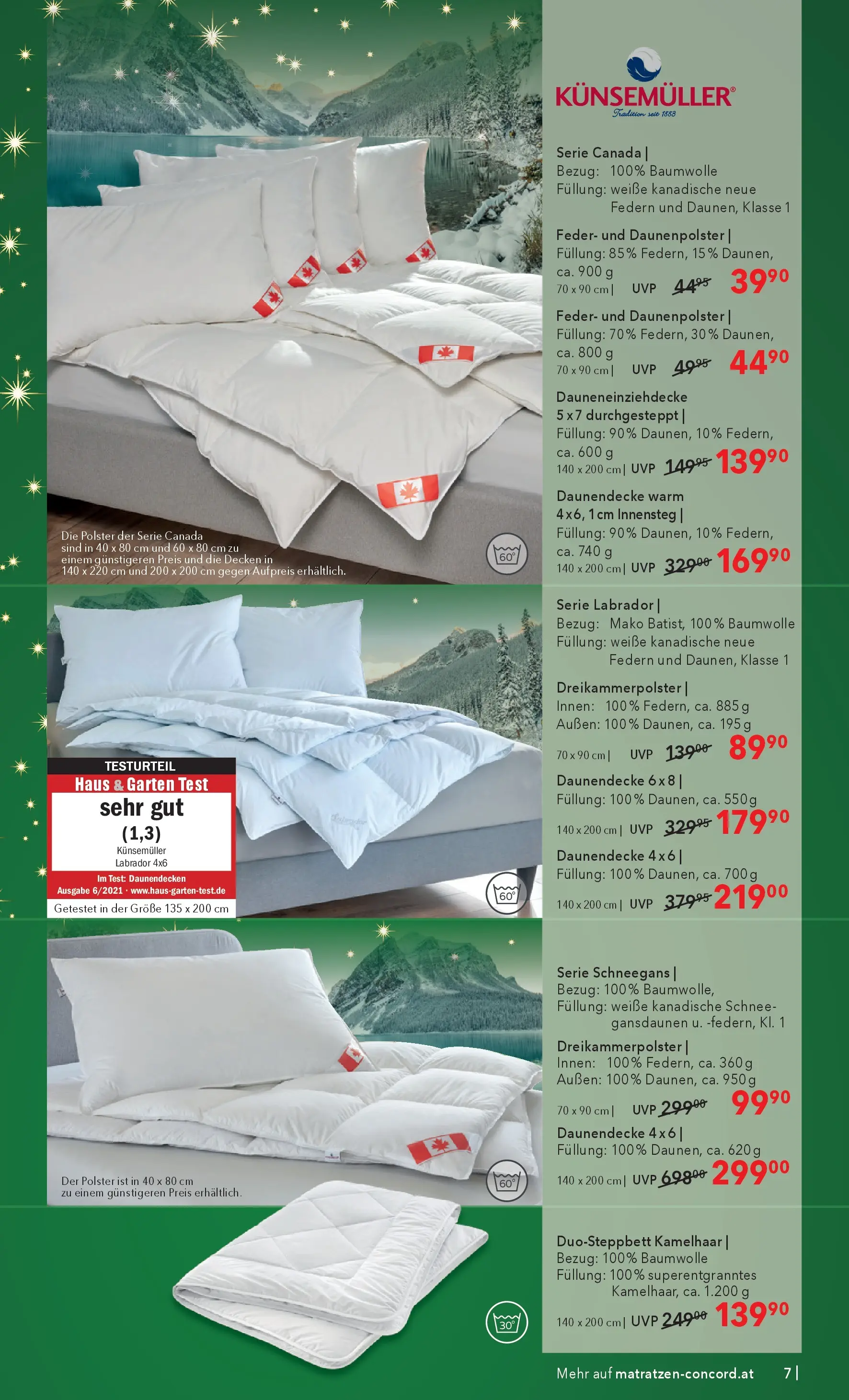 Matratzen Concord Neulengbach von 26.11.2025 - Aktuelle Angebote | Seite: 7