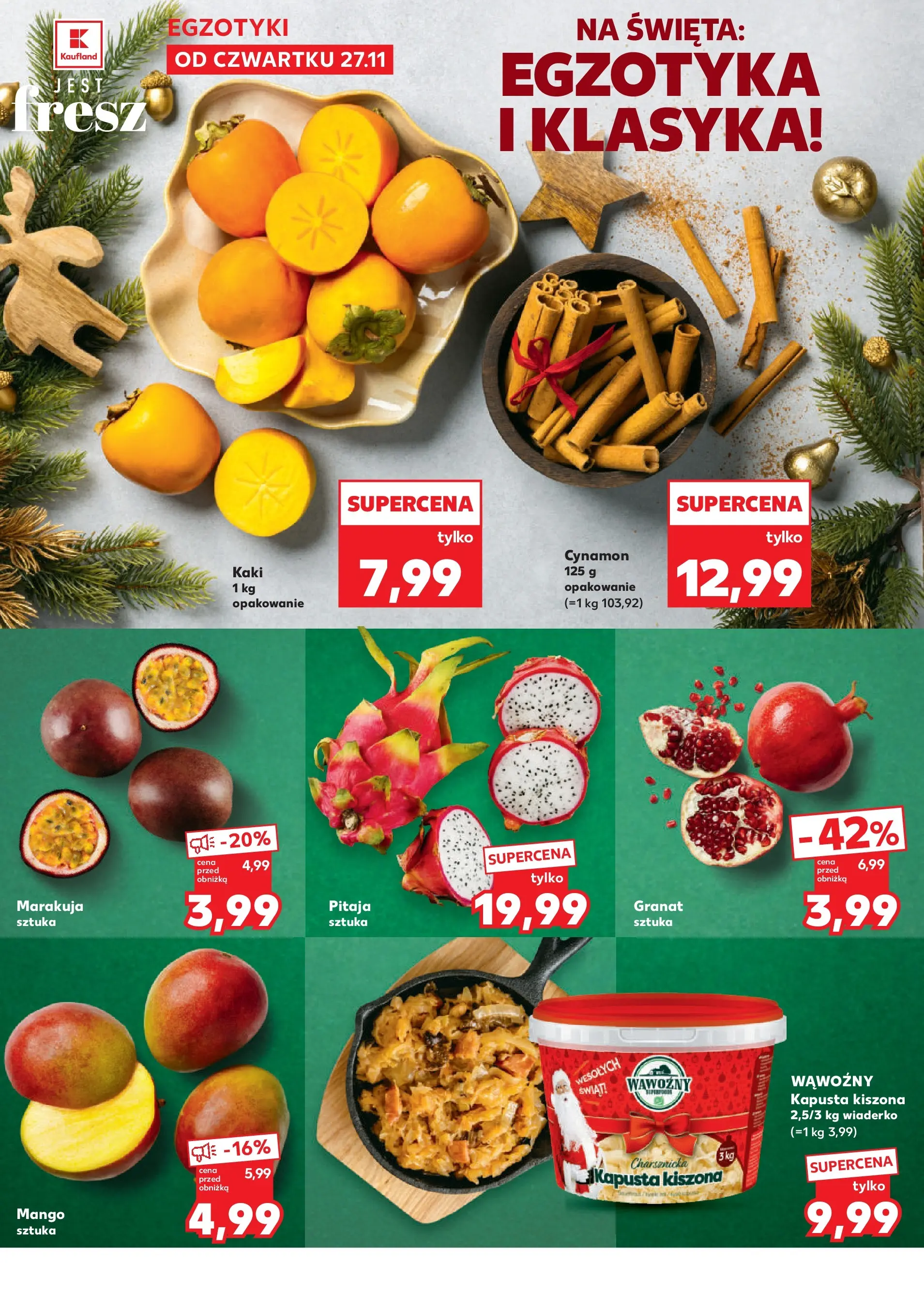 Kaufland gazetka - Feincost od 27.11.2025 - od jutra PDF | Strona: 2 | Produkty: Kapusta, Kaki, Kapusta kiszona, Pitaja