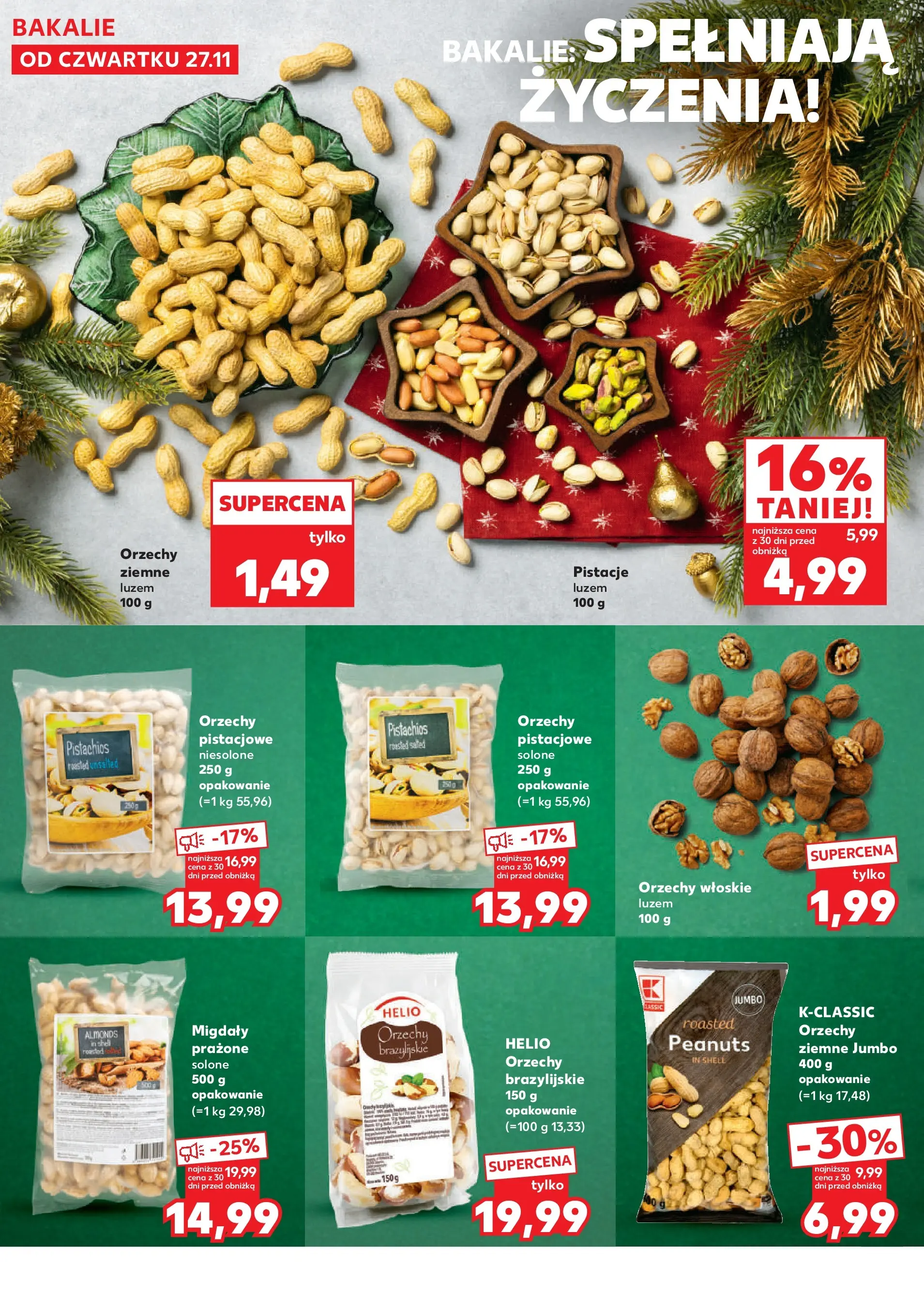 Kaufland gazetka - Feincost od 27.11.2025 - od jutra PDF | Strona: 12 | Produkty: Orzechy włoskie, Orzechy