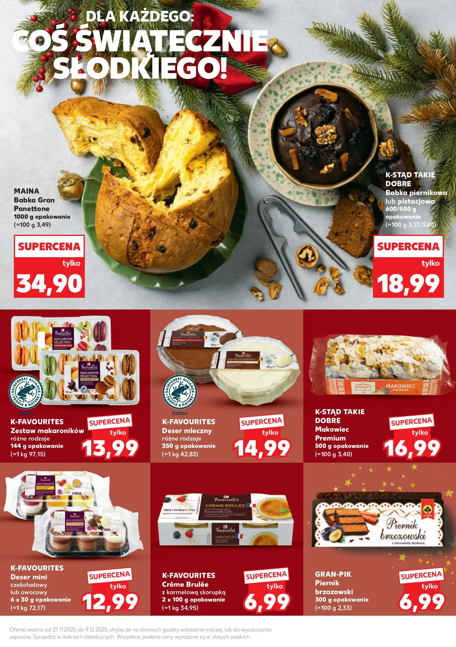 Kaufland gazetka - Feincost od 27.11.2025 - od jutra PDF | Strona: 15 | Produkty: Kakao, Piernik, Babka