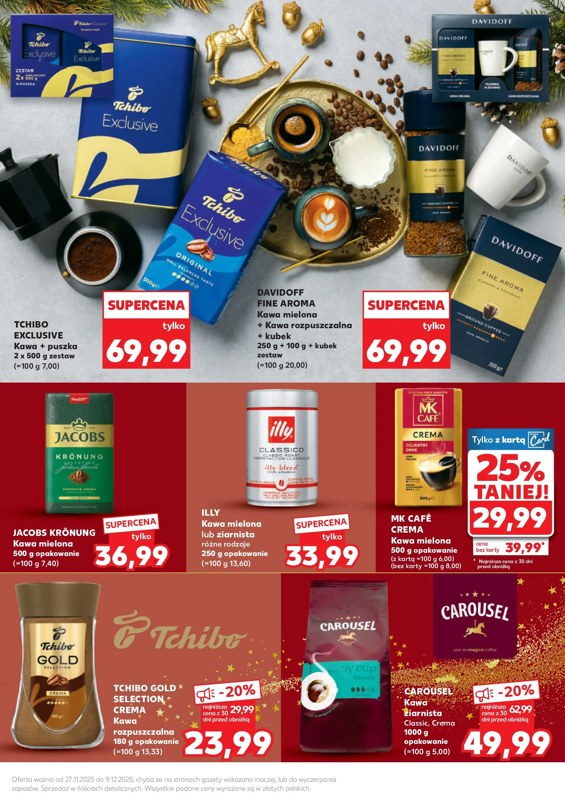 Kaufland gazetka - Feincost od 27.11.2025 - od jutra PDF | Strona: 17 | Produkty: Karta, Tchibo exclusive, Tchibo, Kawa