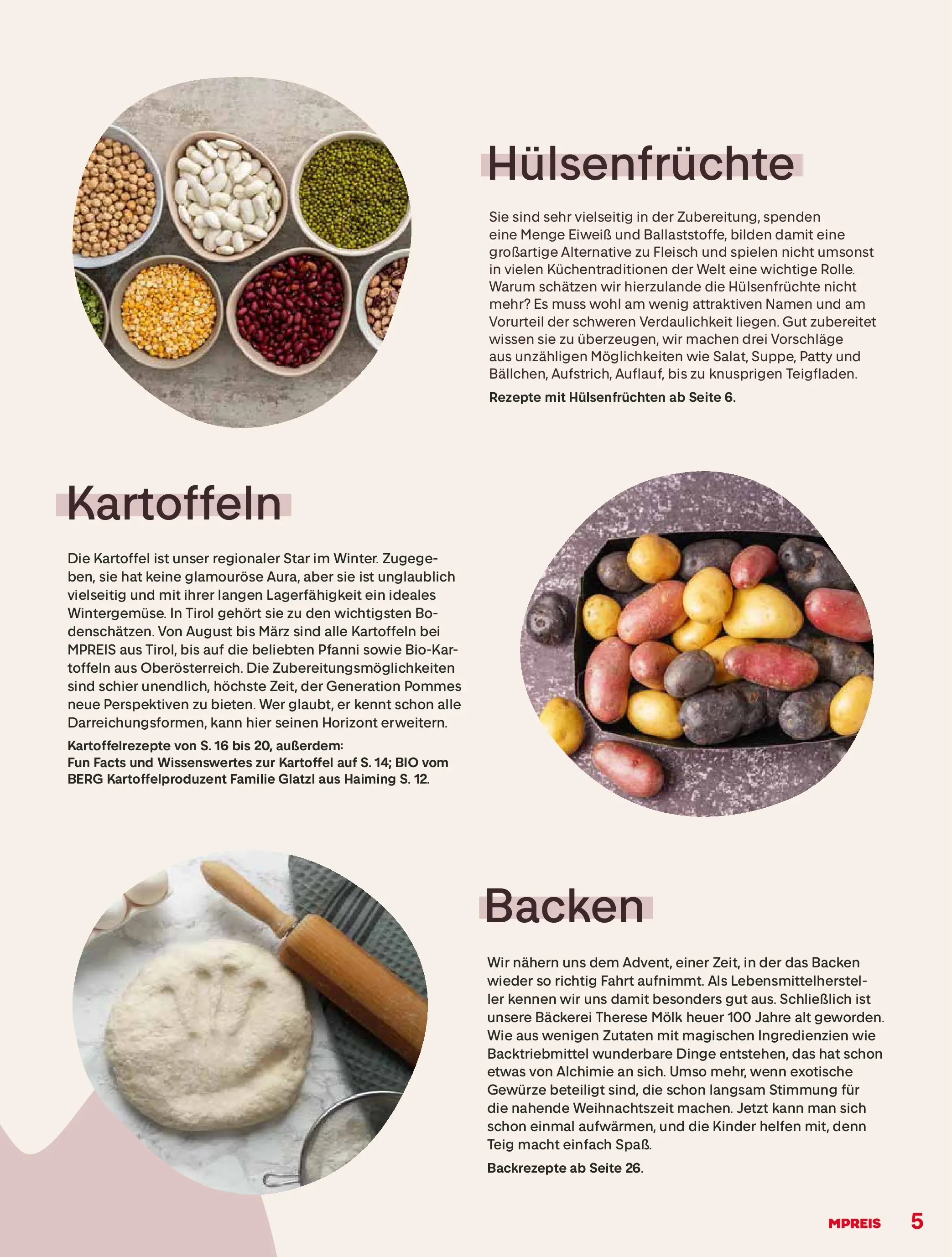 MPREIS Momente Pfunds von 23.11.2025 - Aktuelle Angebote | Seite: 5 | Produkte: Gewürze, Kartoffeln, Bäckerei