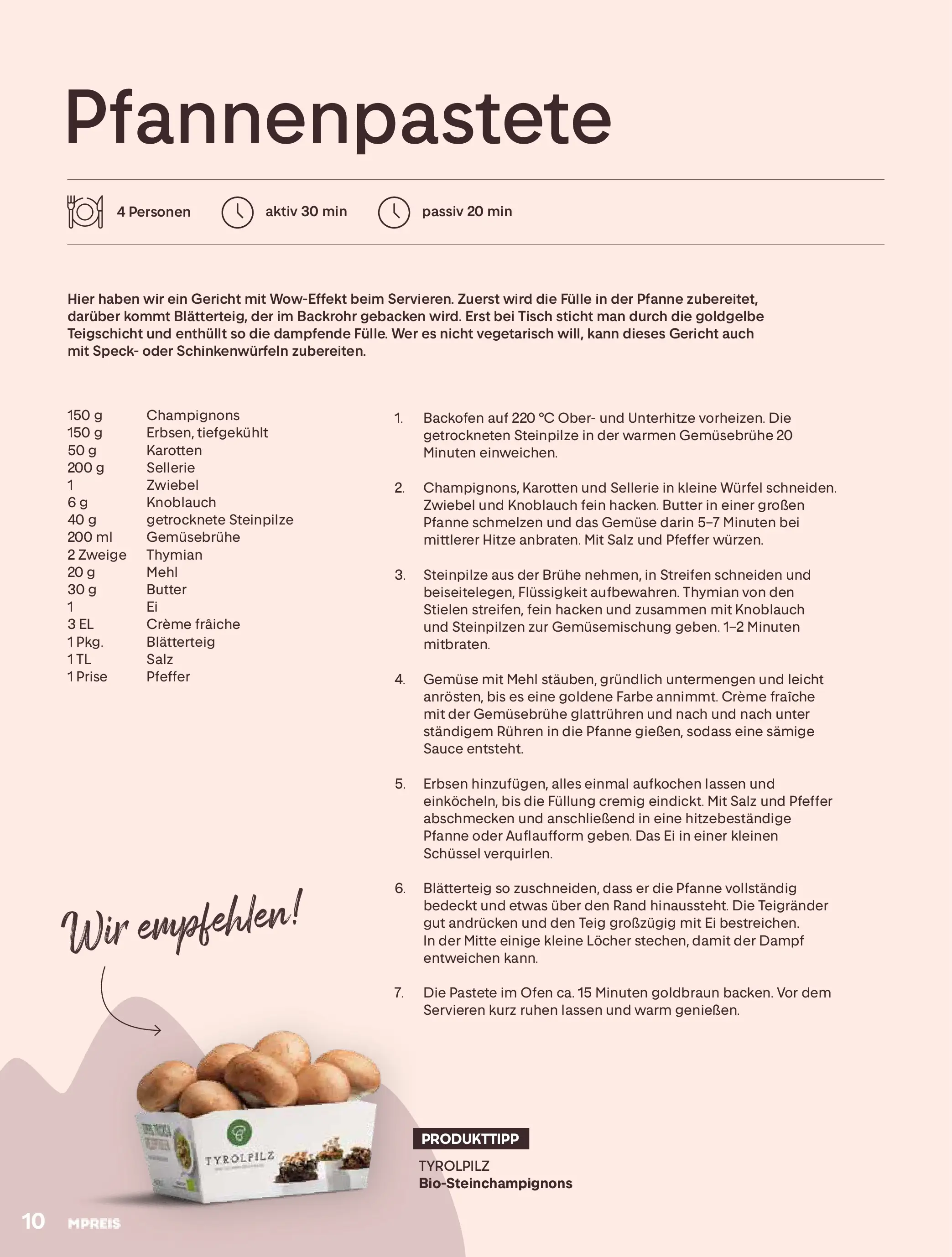 MPREIS Momente Pfunds von 23.11.2025 - Aktuelle Angebote | Seite: 10 | Produkte: Salz, Pfeffer, Erbsen, Butter