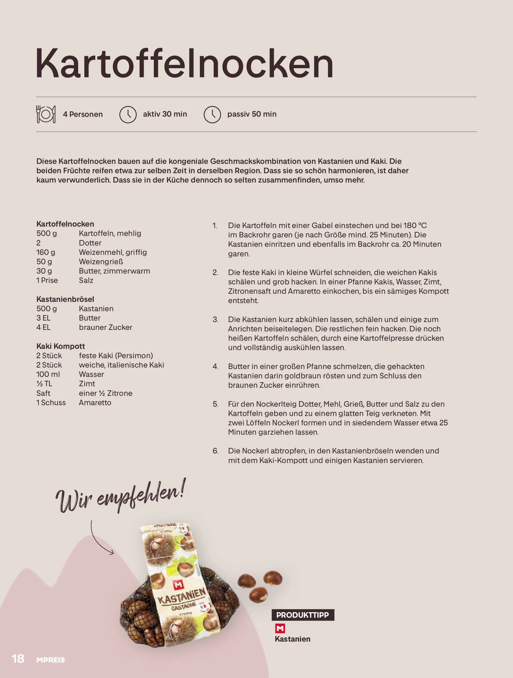 MPREIS Momente Pfunds von 23.11.2025 - Aktuelle Angebote | Seite: 18 | Produkte: Kartoffeln, Salz, Zucker, Kaki