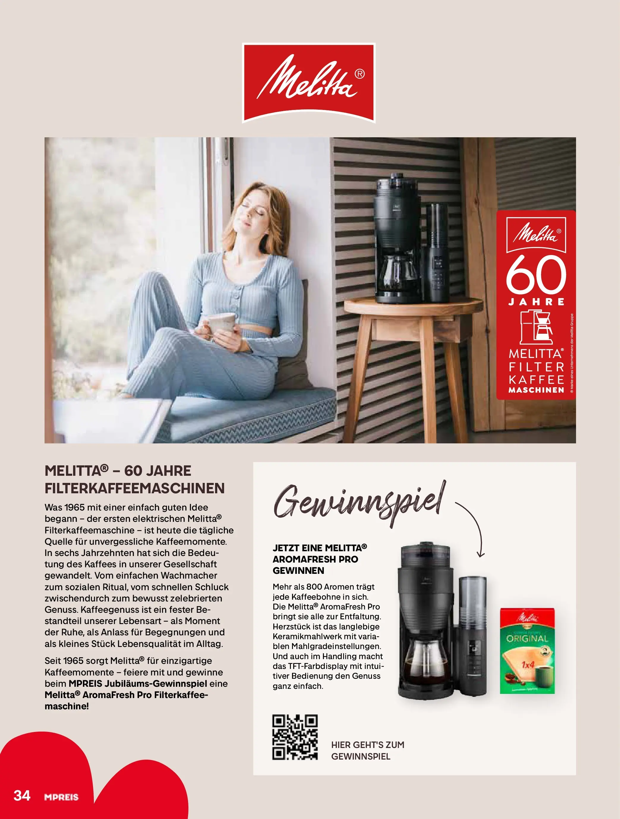 MPREIS Momente Pfunds von 23.11.2025 - Aktuelle Angebote | Seite: 34 | Produkte: Kaffee