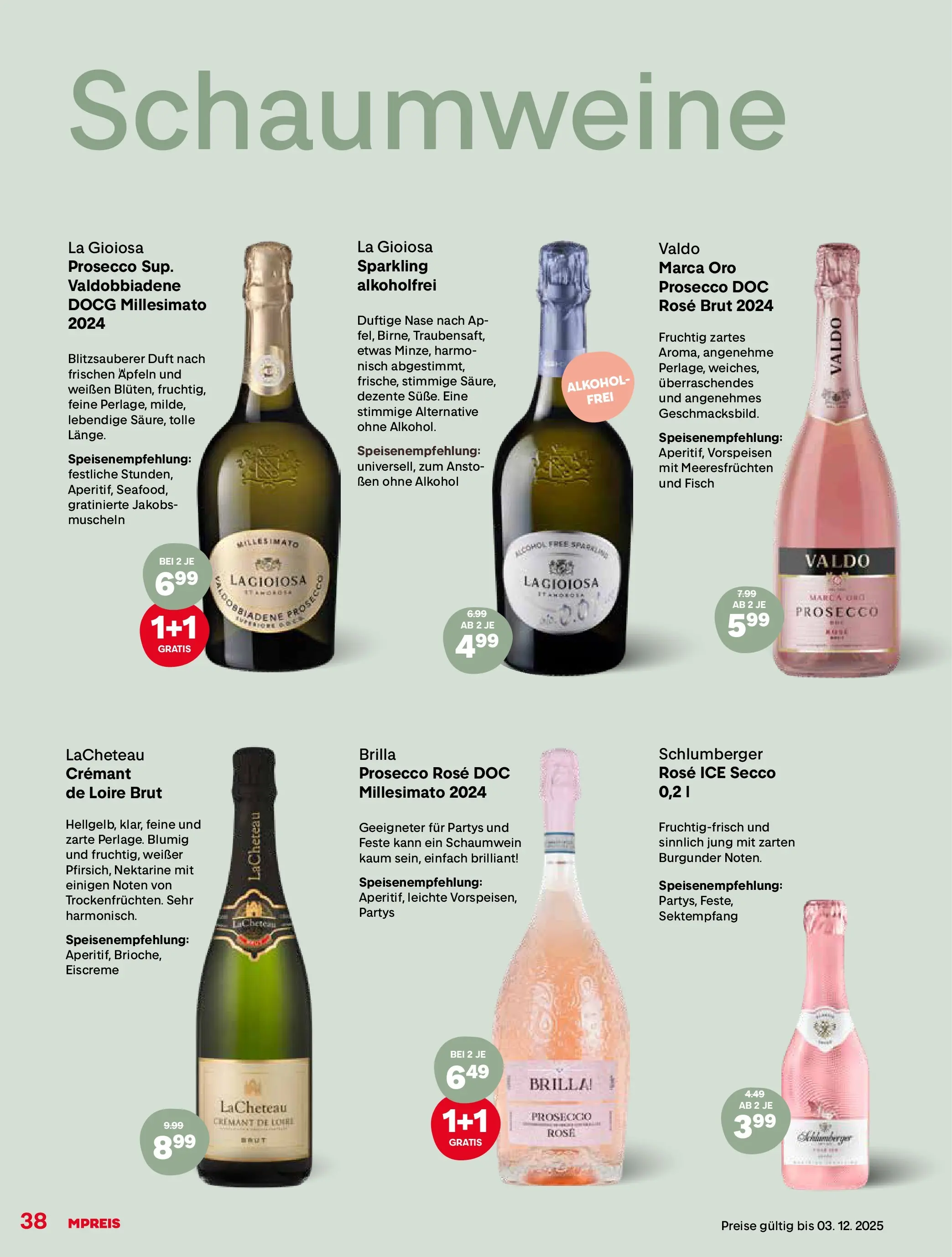 MPREIS Momente Pfunds von 23.11.2025 - Aktuelle Angebote | Seite: 38 | Produkte: Nektarine, Duft, Fisch