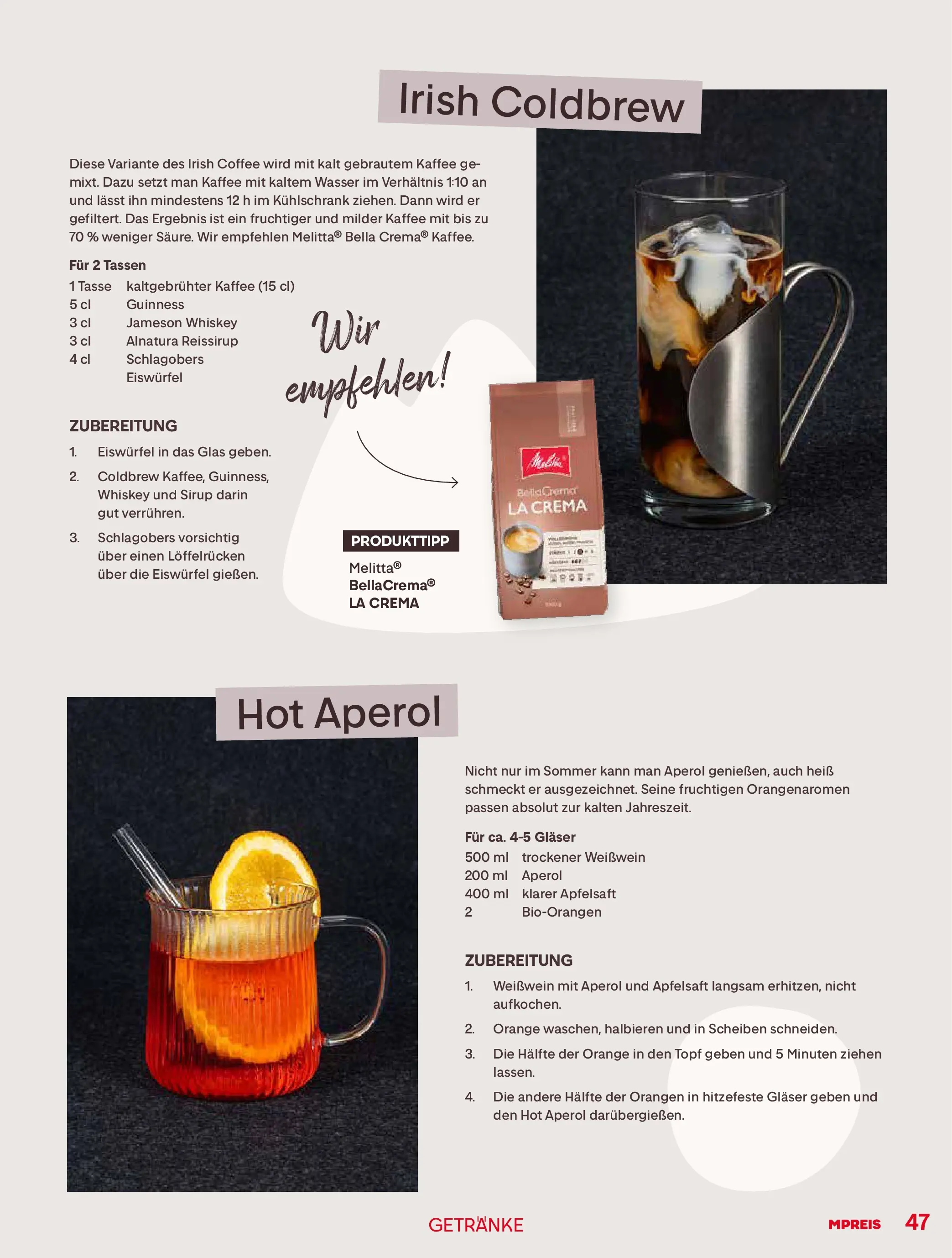 MPREIS Momente Pfunds von 23.11.2025 - Aktuelle Angebote | Seite: 47 | Produkte: Whiskey, Planche de surf, Kaffee, Orangen