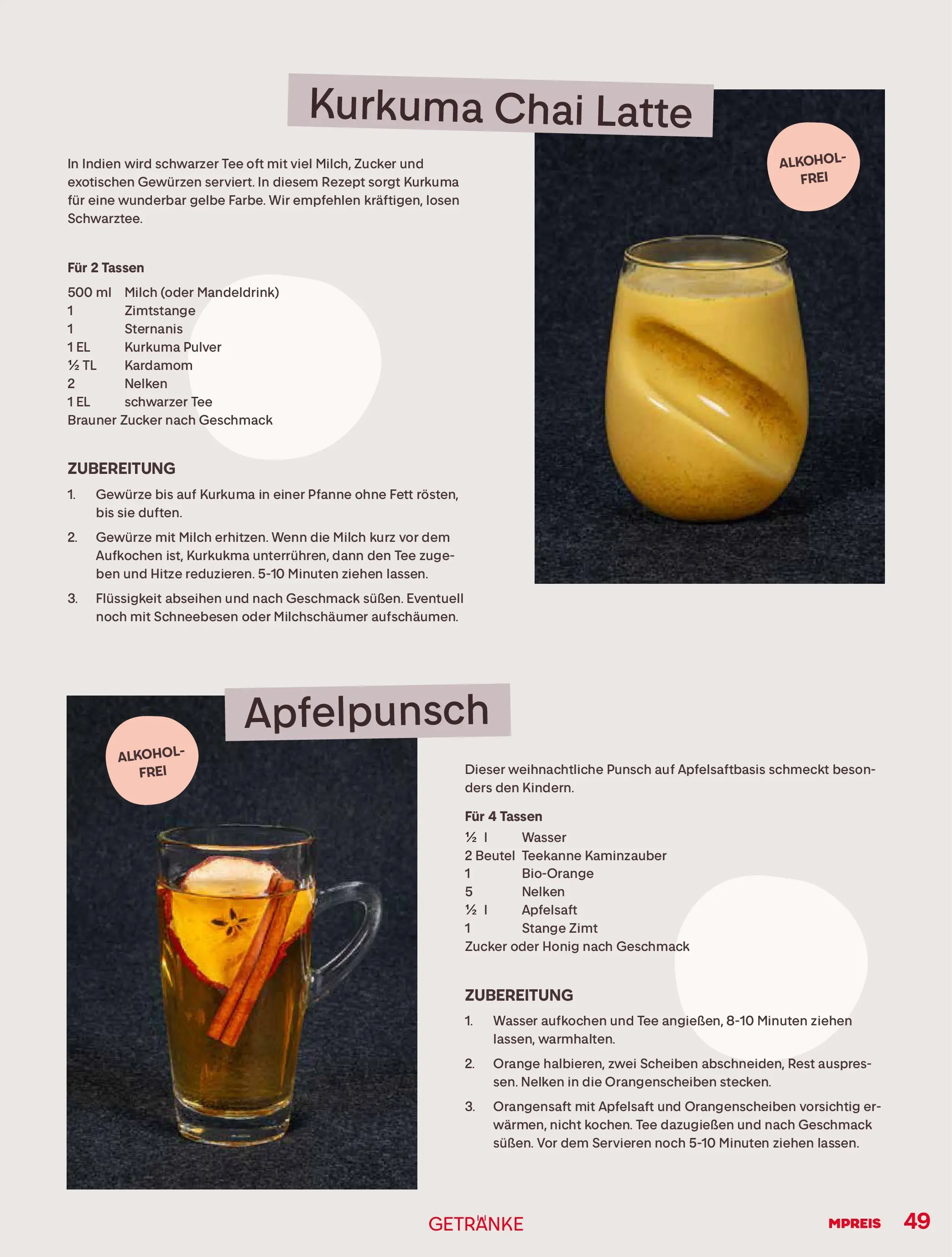 MPREIS Momente Pfunds von 23.11.2025 - Aktuelle Angebote | Seite: 49 | Produkte: Gewürze, Planche de surf, Milch, Tee