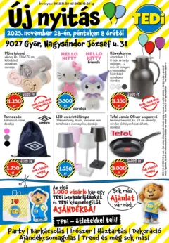 TEDi Akciós újság Győr - amely érvényes a következő dátumtól: 28.11.2025