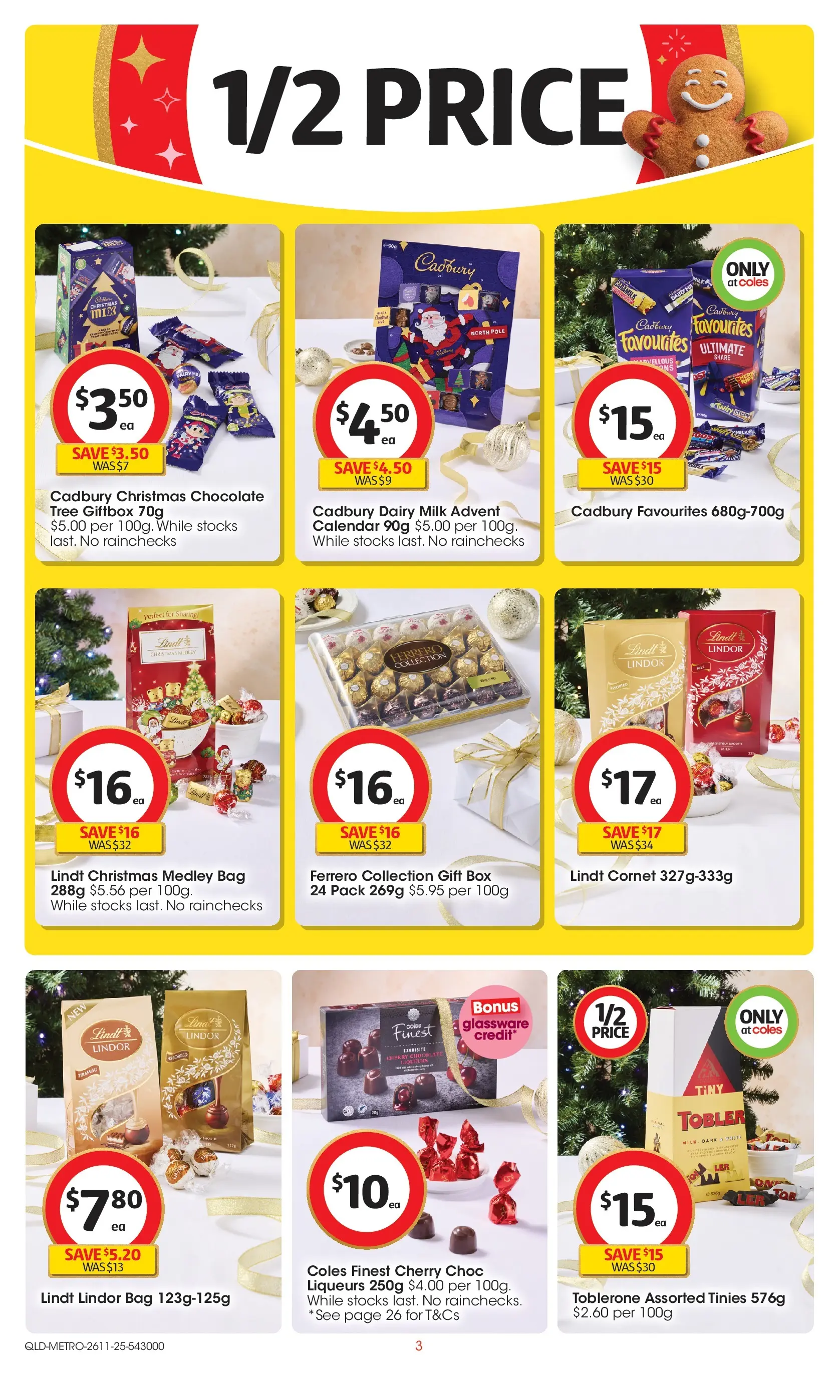 ﻿﻿Coles catalogue valid from 26/11/2025 > Online Australia | Page: 3 | Products: Cocoa, Coffee, Toothpaste, Prawns