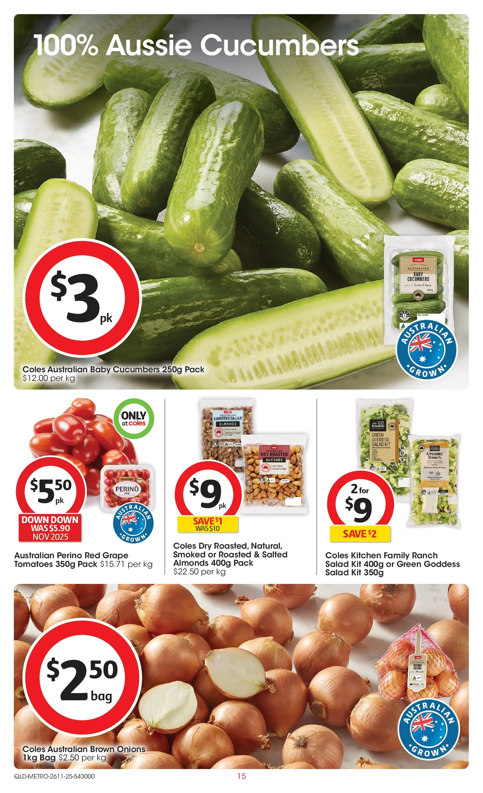 ﻿﻿Coles catalogue valid from 26/11/2025 > Online Australia | Page: 15 | Products: Chicken, Pork, Steak, Sauce