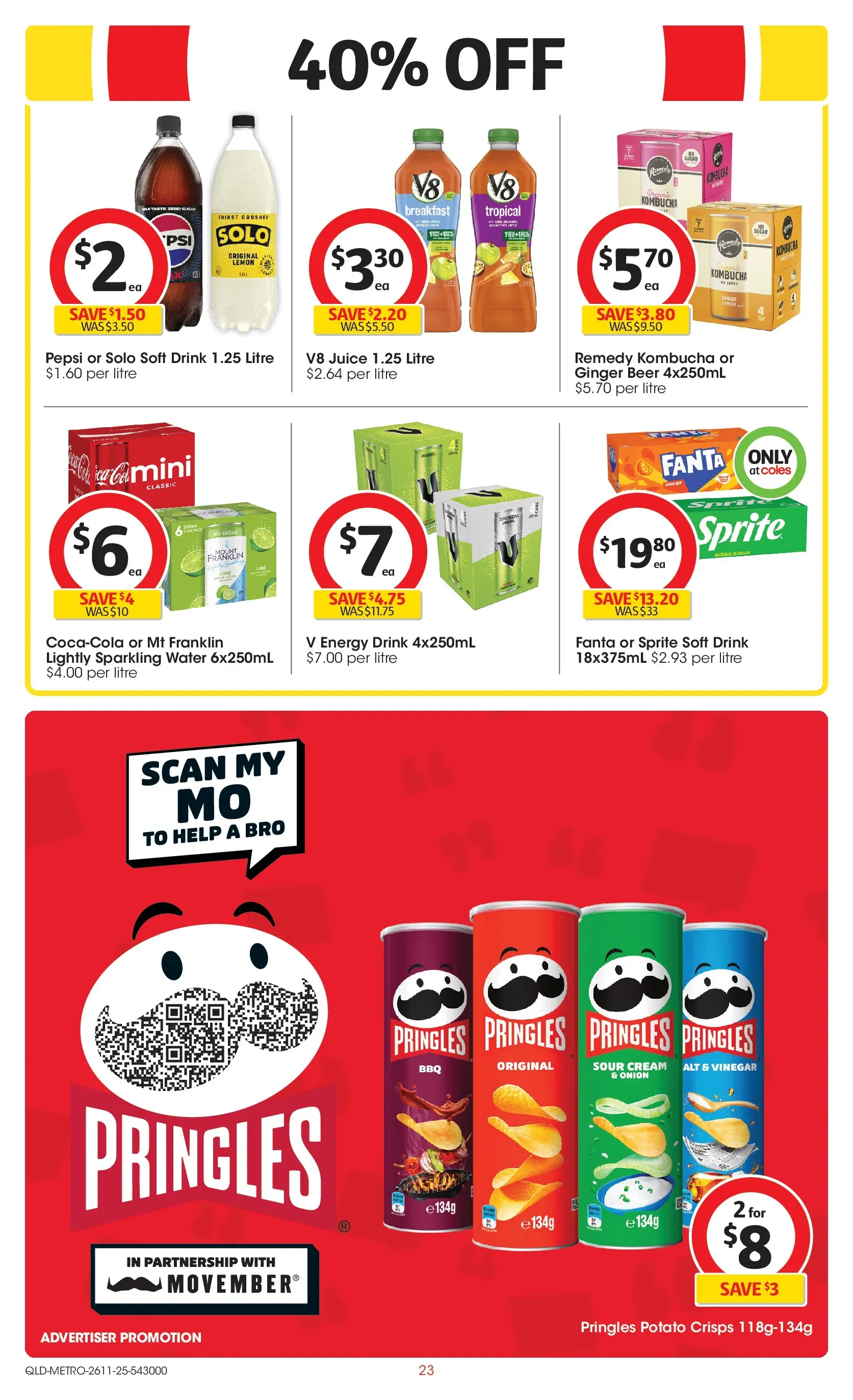 ﻿﻿Coles catalogue valid from 26/11/2025 > Online Australia | Page: 23 | Products: Crackers, Milk, Scotch, Vinegar