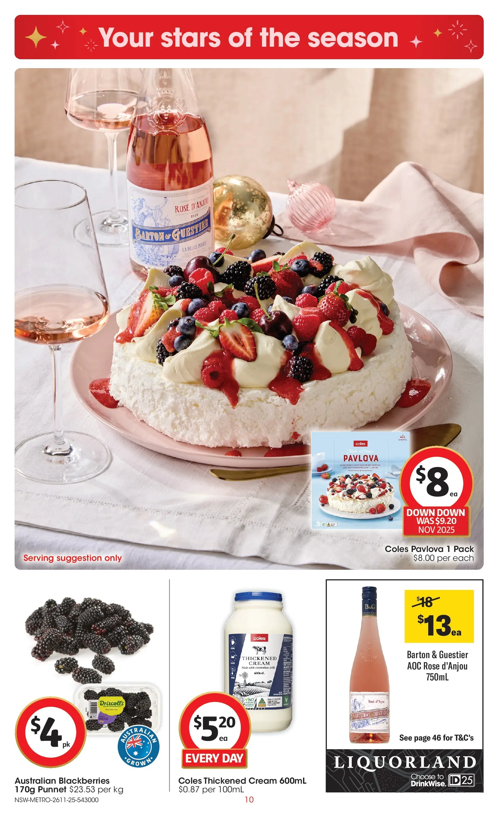 ﻿﻿Coles catalogue valid from 26/11/2025 > Online Australia | Page: 10 | Products: Table, Crackers, Novelty, Table runner
