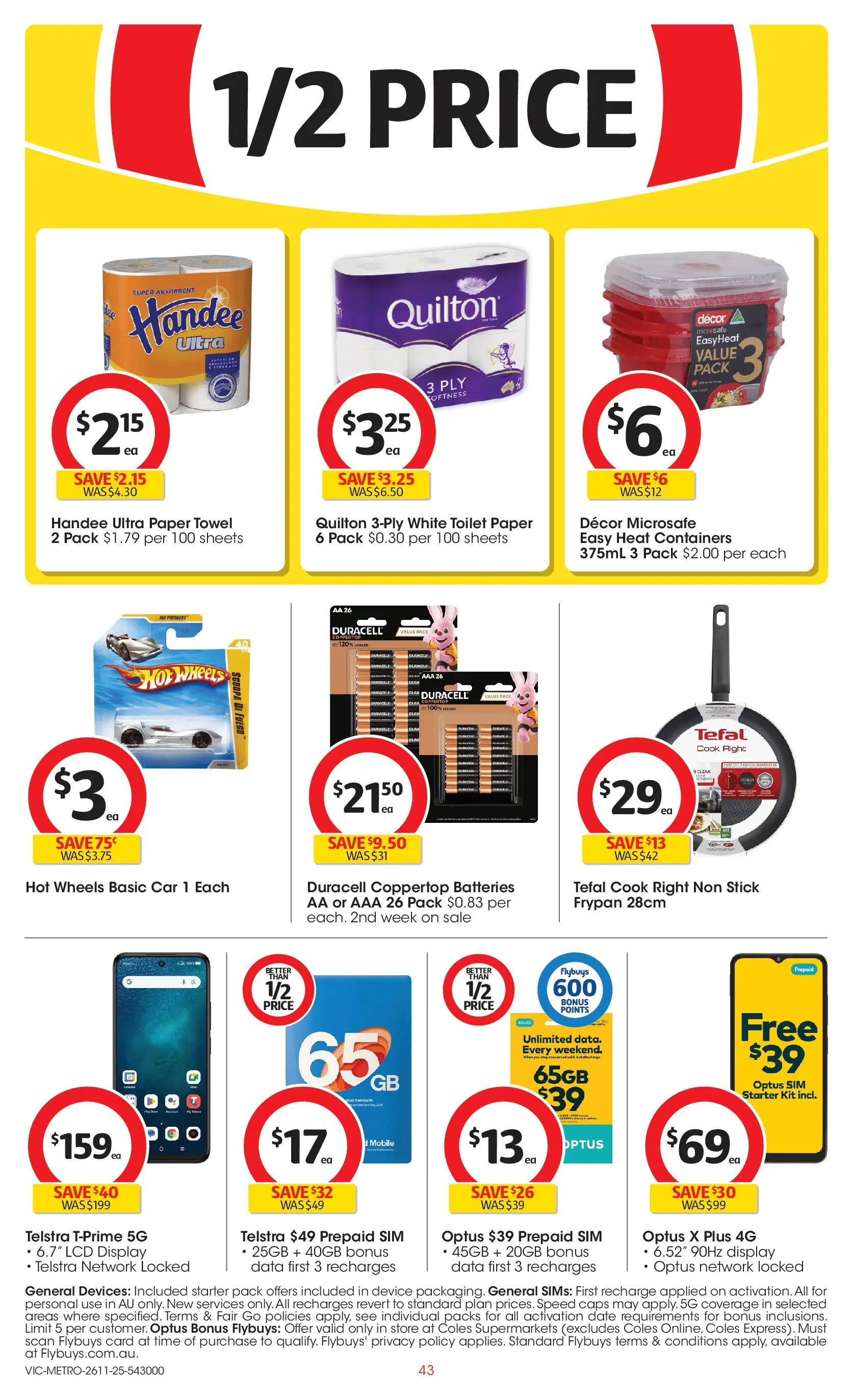 ﻿﻿Coles catalogue valid from 26/11/2025 > Online Australia | Page: 43 | Products: Oil, Beef, Olive oil, Dog food