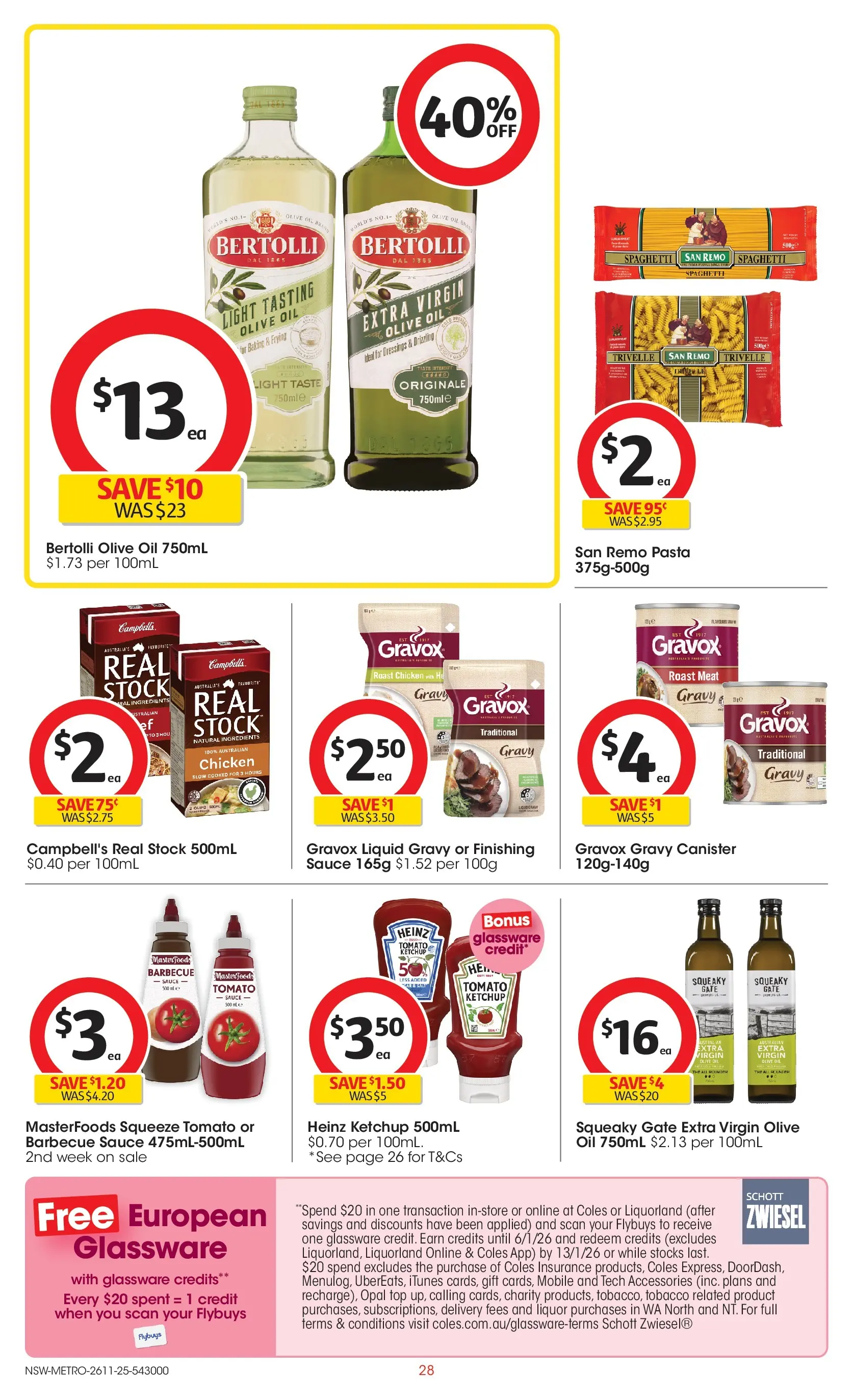 ﻿﻿Coles catalogue valid from 26/11/2025 > Online Australia | Page: 28 | Products: Milk, Coffee, Glassware, Mango