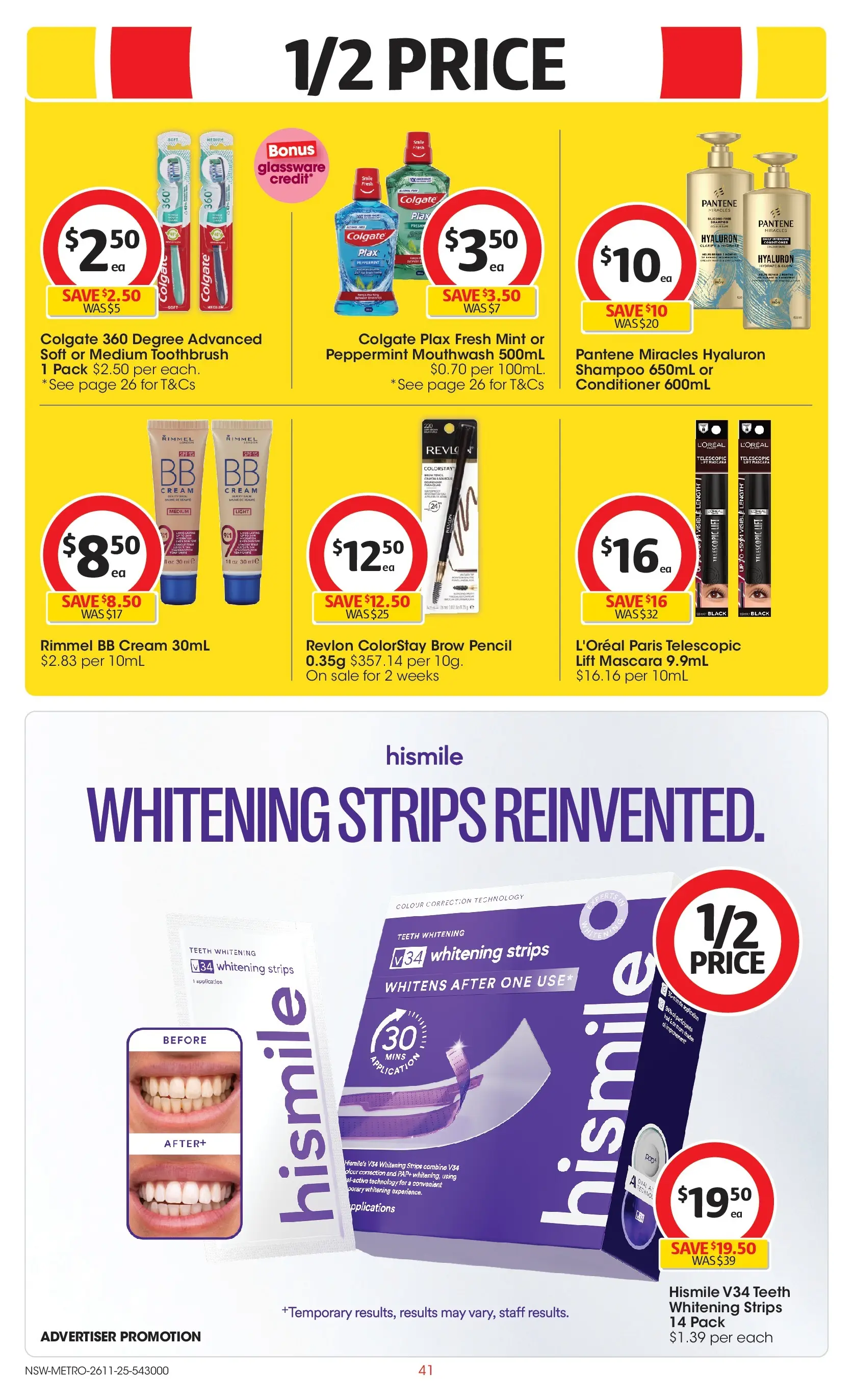 ﻿﻿Coles catalogue valid from 26/11/2025 > Online Australia | Page: 41 | Products: Light, Milk, Yoghurt, Nappies