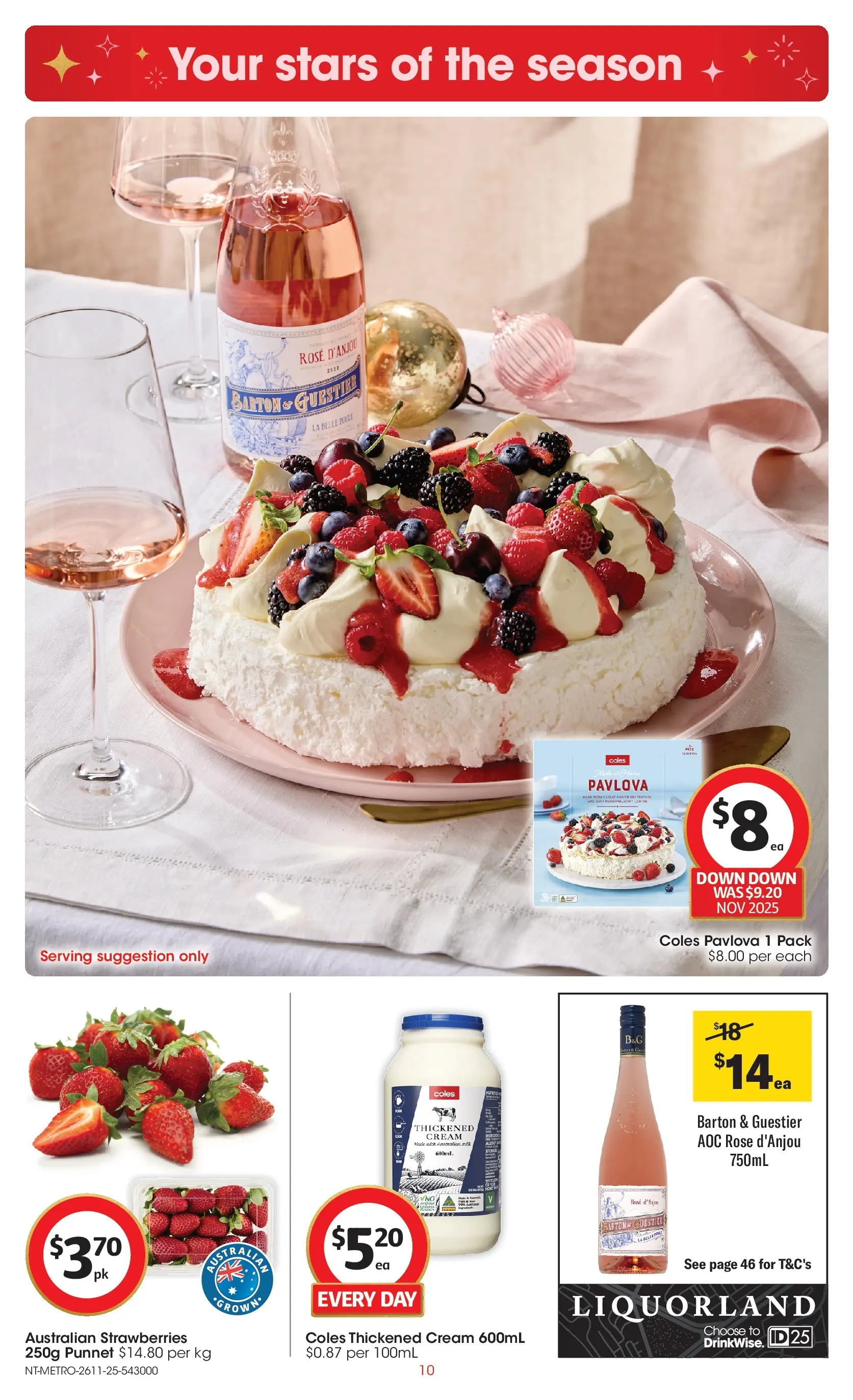 ﻿﻿Coles catalogue valid from 26/11/2025 > Online Australia | Page: 10 | Products: Table, Crackers, Novelty, Table runner