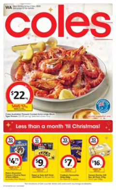 Preview of Coles Catalogue WA - valid from 26.11.2025