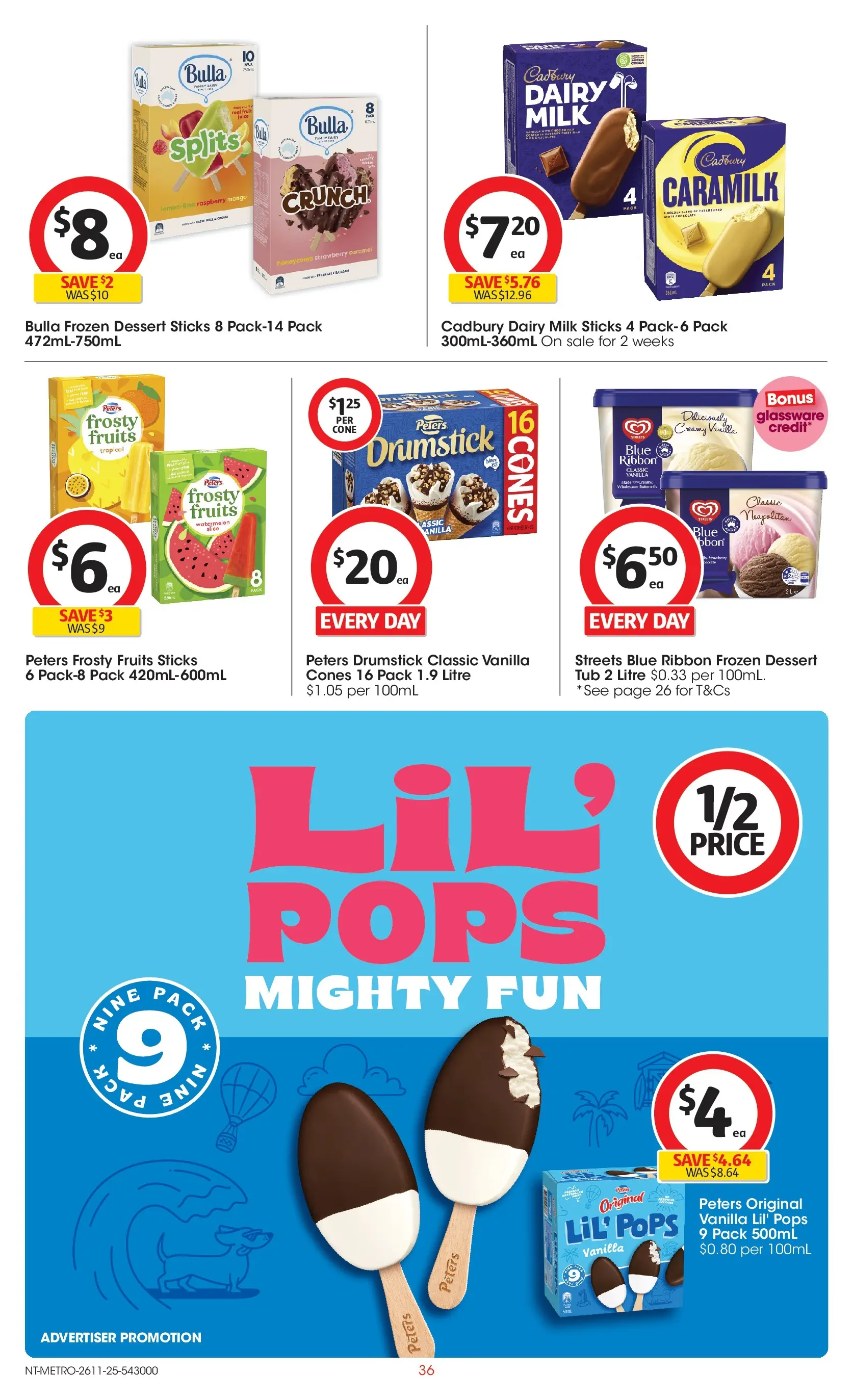 ﻿﻿Coles catalogue valid from 26/11/2025 > Online Australia | Page: 36 | Products: Butter, Chocolate, Raspberry, Pavlova