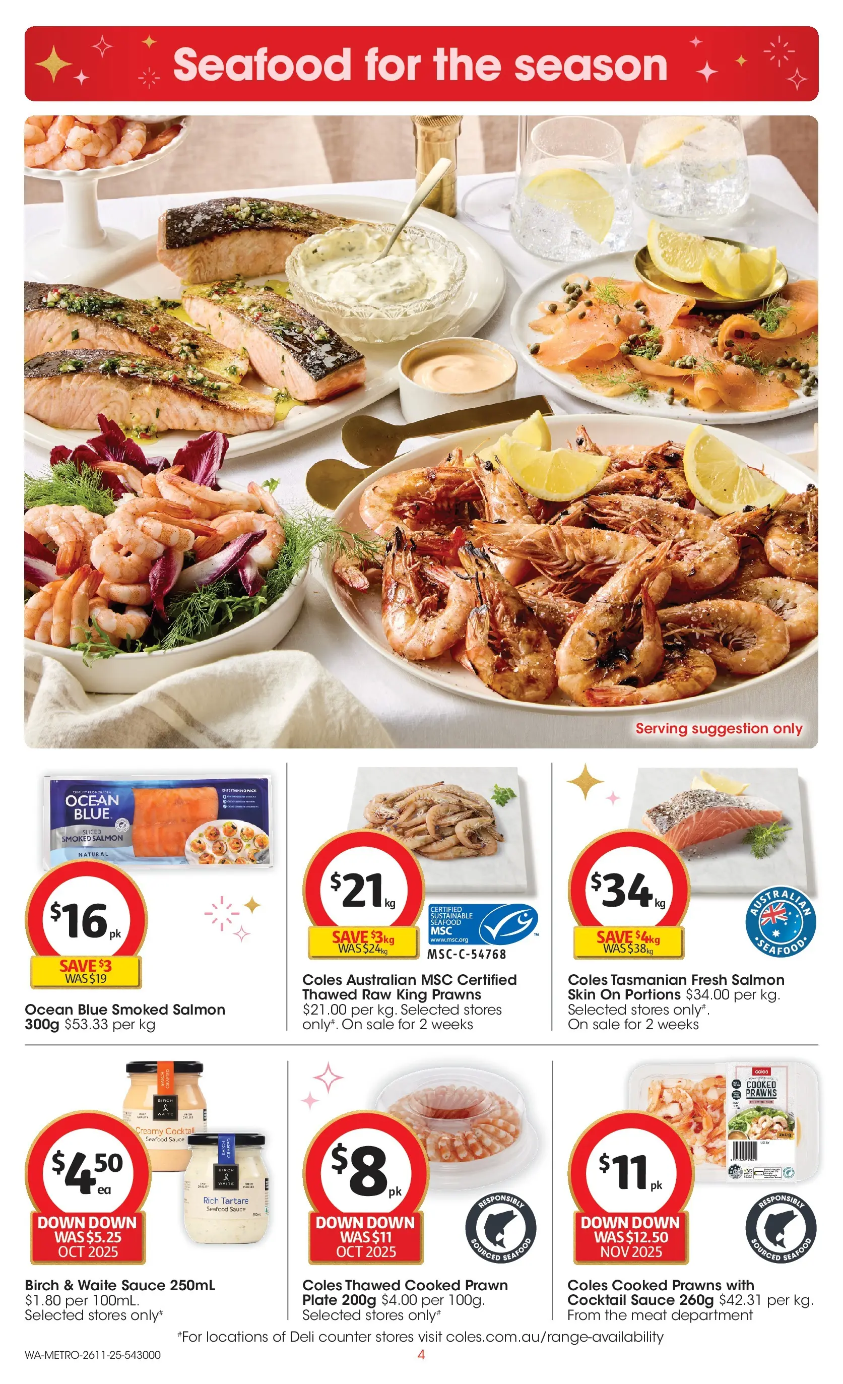 ﻿﻿Coles catalogue valid from 26/11/2025 > Online Australia | Page: 4 | Products: Box, Milk, Dairy, Chocolate
