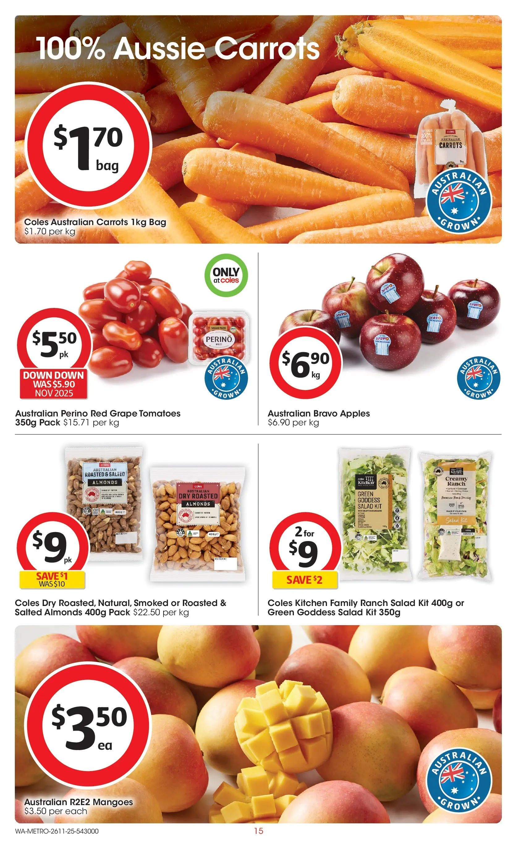 ﻿﻿Coles catalogue valid from 26/11/2025 > Online Australia | Page: 15 | Products: Wine, Steak, Sauce, Scotch