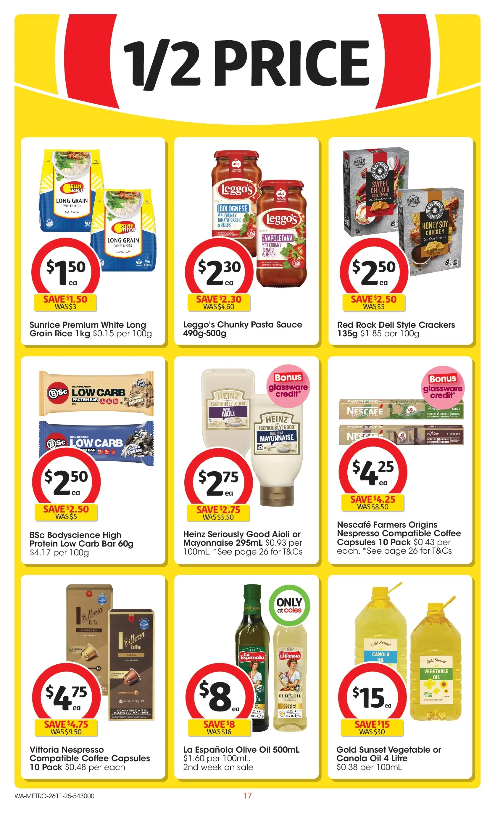 ﻿﻿Coles catalogue valid from 26/11/2025 > Online Australia | Page: 17 | Products: Glassware, Sugar, Lime, Kettle
