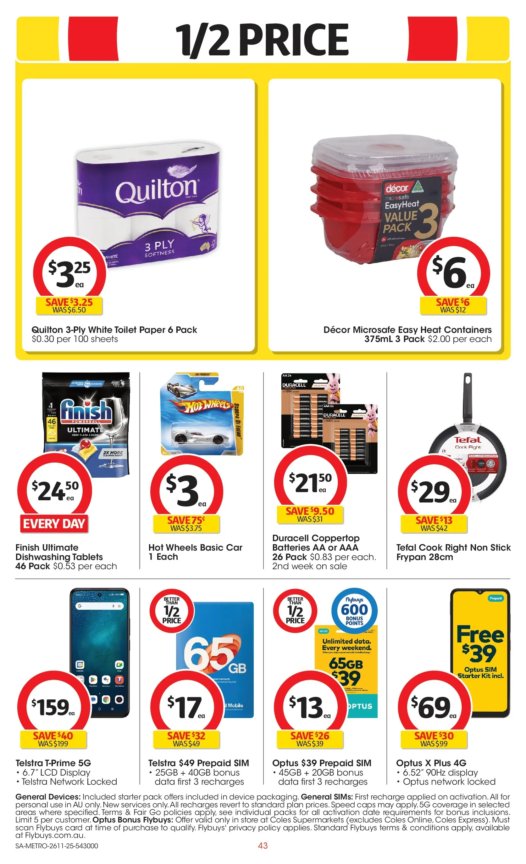 ﻿﻿Coles catalogue valid from 26/11/2025 > Online Australia | Page: 43 | Products: Oil, Beef, Olive oil, Dog food