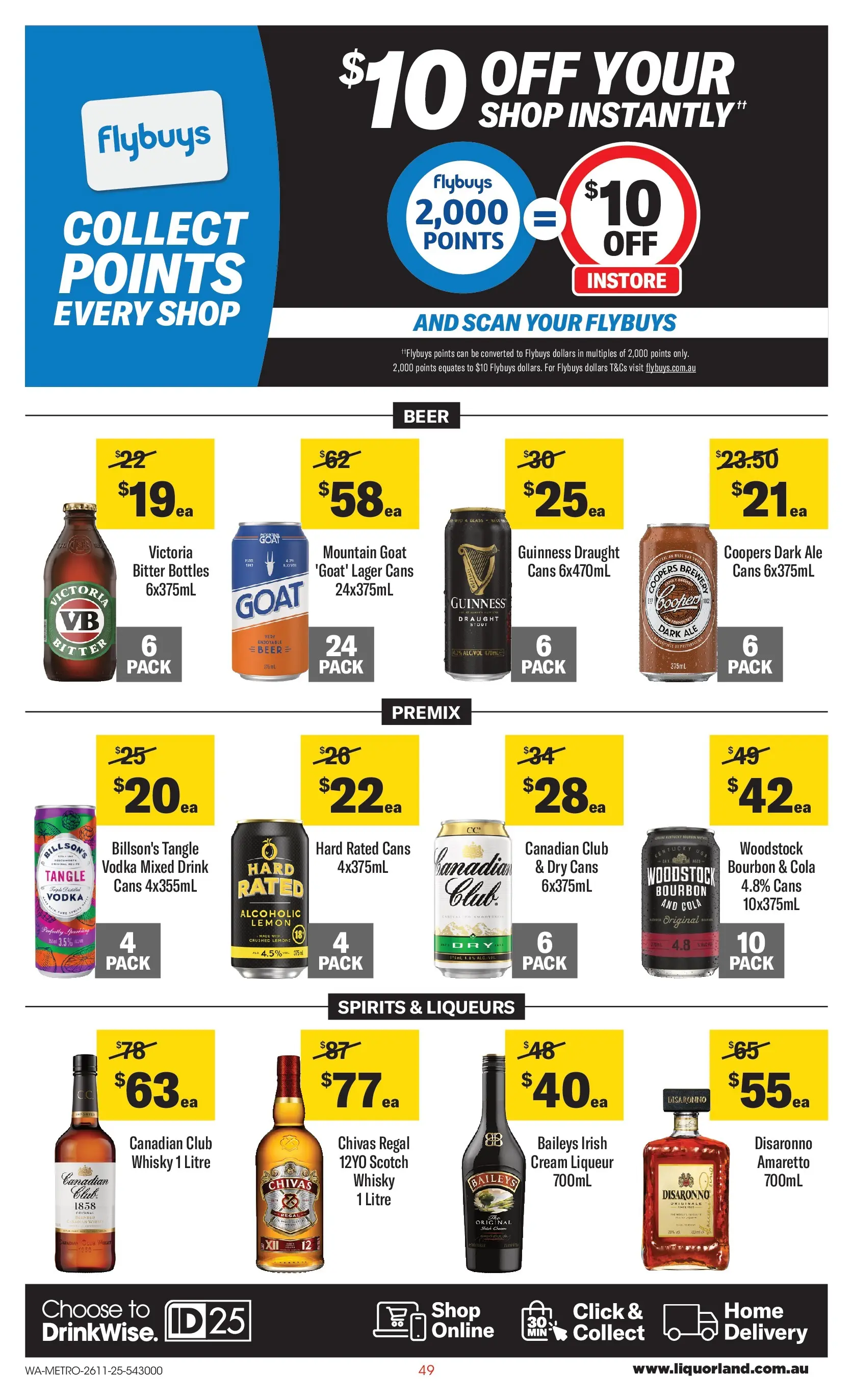 ﻿﻿Coles catalogue valid from 26/11/2025 > Online Australia | Page: 49 | Products: Gin, Platforms, Vodka, Whiskey