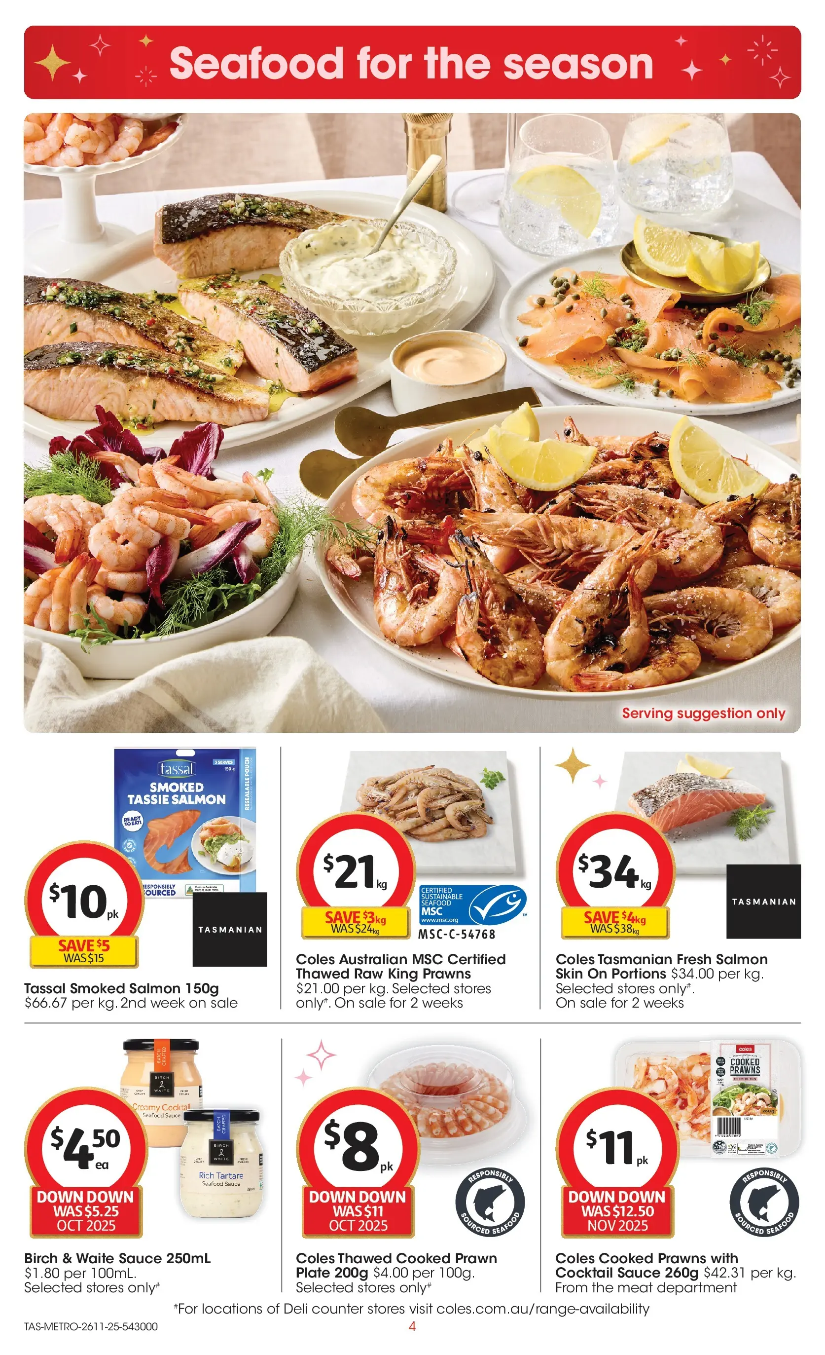 ﻿﻿Coles catalogue valid from 26/11/2025 > Online Australia | Page: 4 | Products: Box, Milk, Dairy, Glassware