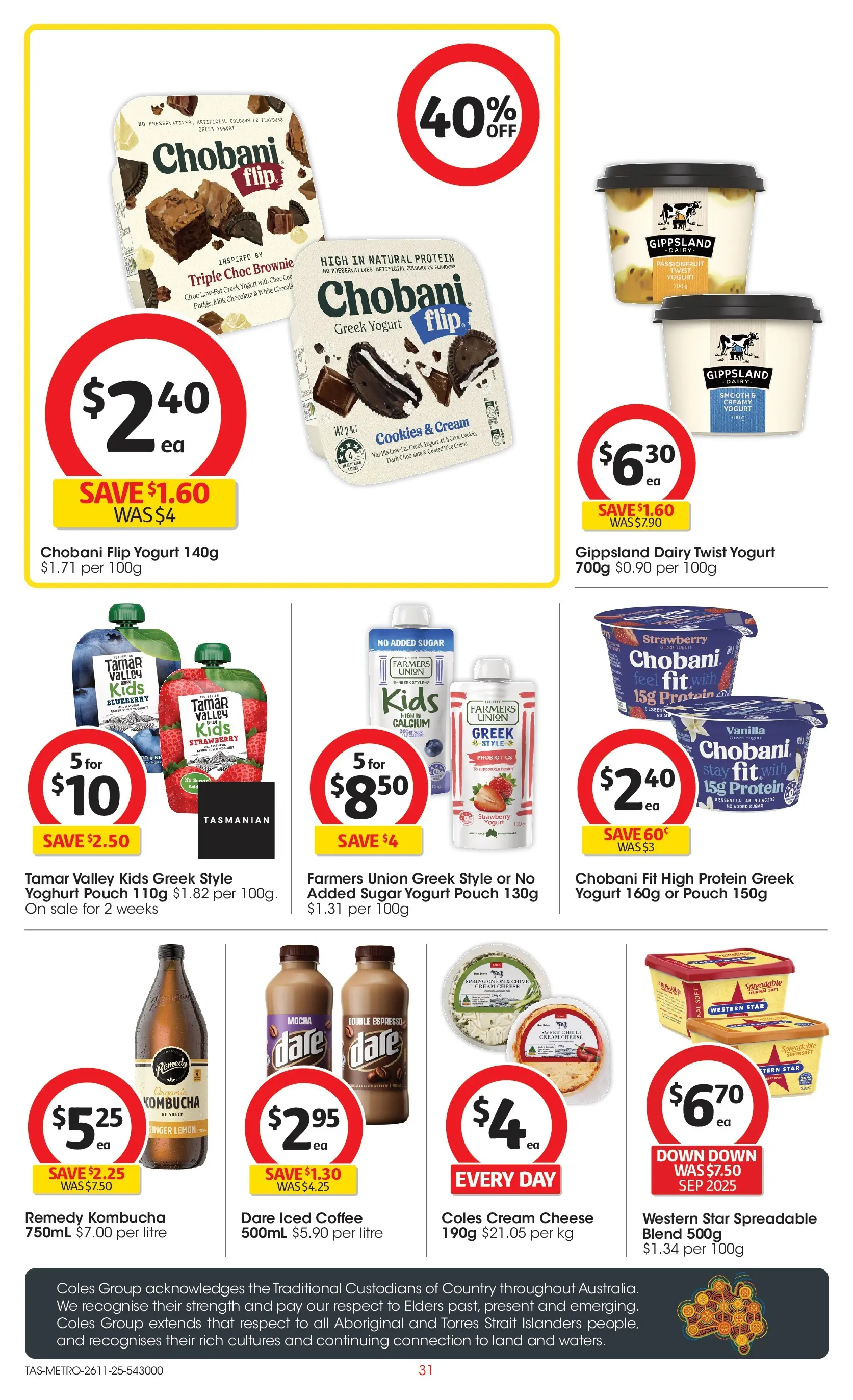 ﻿﻿Coles catalogue valid from 26/11/2025 > Online Australia | Page: 31 | Products: Cheese, Ham, Cream, Garlic