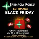 Farmacia Porcu Black friday - al 30.11.2025