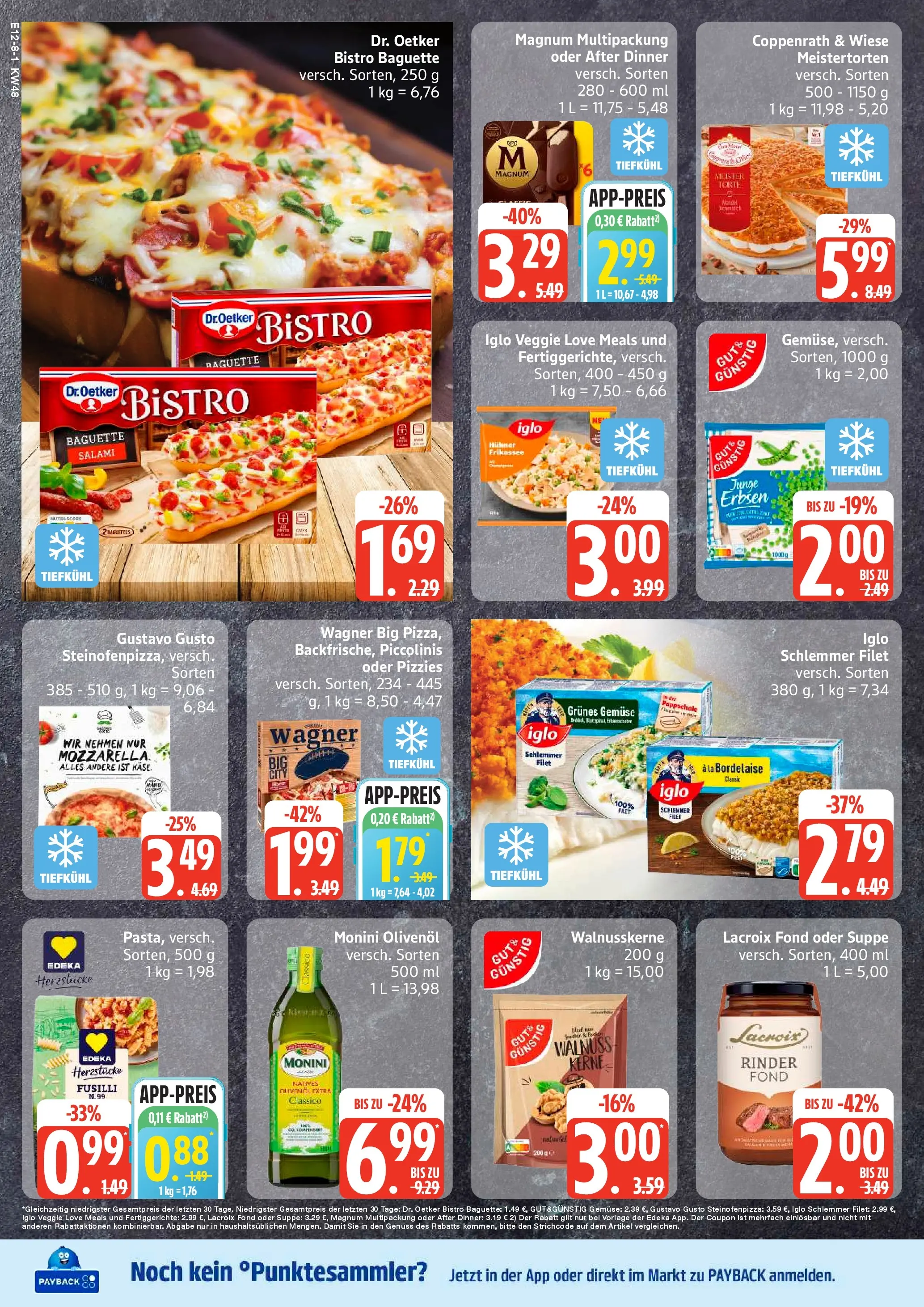 Edeka prospekt Bargteheide	 (ab 24.11.2025) » Angebote Online | Seite: 8 | Produkte: Olivenol, Baguette, Piccolinis, Pasta