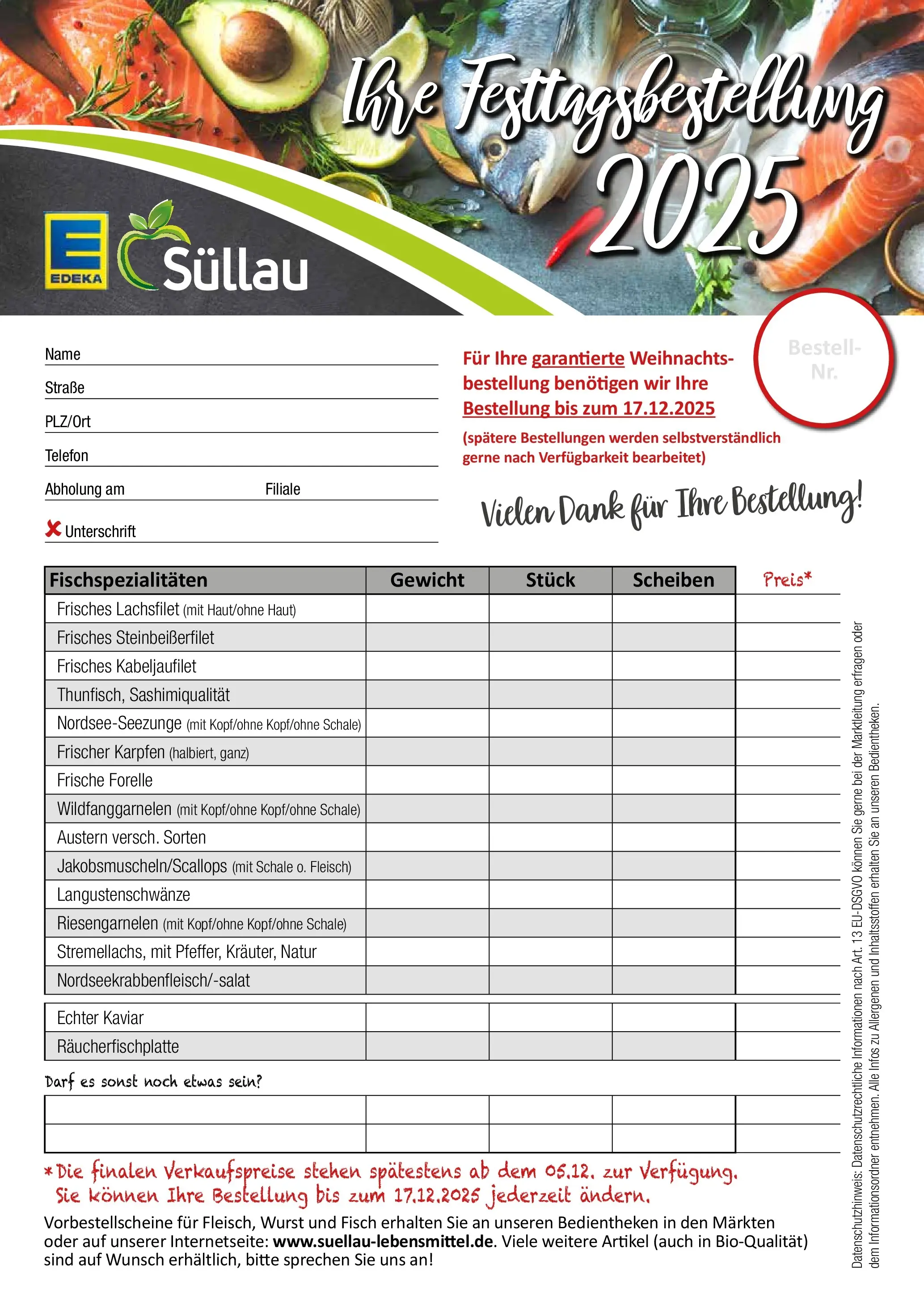 Edeka prospekt Ratzeburg	 (ab 24.11.2025) » Angebote Online | Seite: 38 | Produkte: Fisch, Wurst, Fleisch, Telefon