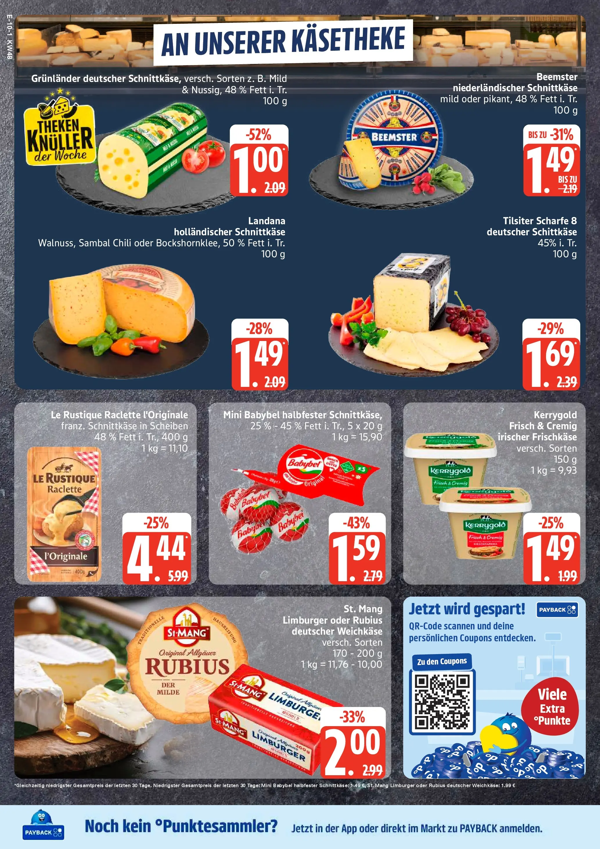 Edeka prospekt Ratzeburg	 (ab 24.11.2025) » Angebote Online | Seite: 14 | Produkte: Grunlander, Chili, Babybel, Raclette