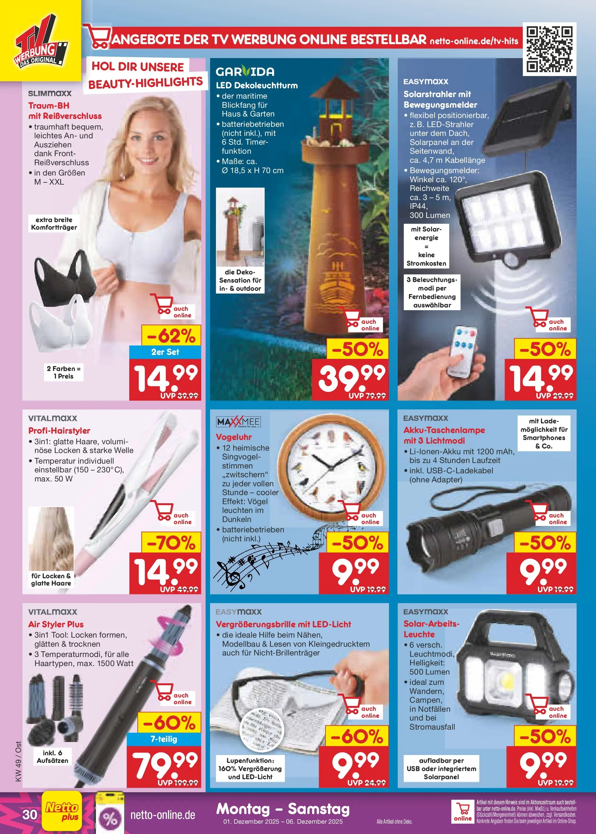 Netto Marken-Discount prospekt Nordhausen	 (ab 30.11.2025) » Angebote | Seite: 36 | Produkte: Adapter, USB, Smartphones, TV