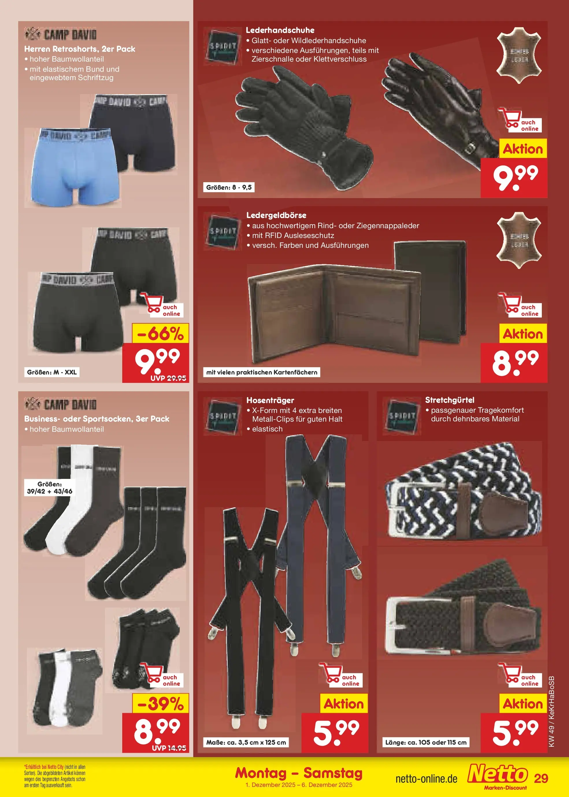 Netto Marken-Discount prospekt Schwerte-Geisecke	 (ab 01.12.2025) » Angebote | Seite: 31