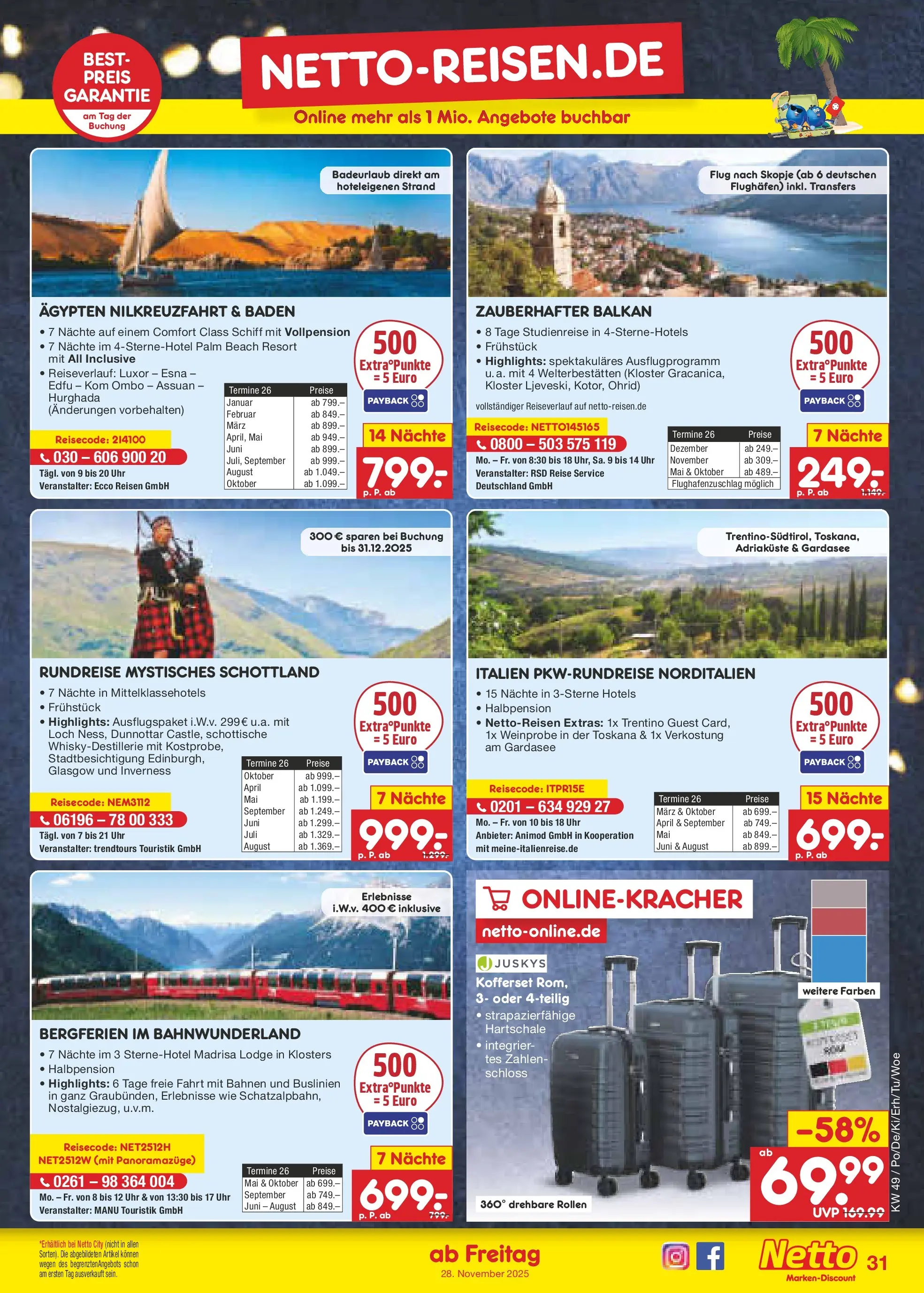 Netto Marken-Discount prospekt Gemmingen	 (ab 30.11.2025) » Angebote | Seite: 33 | Produkte: Uhr