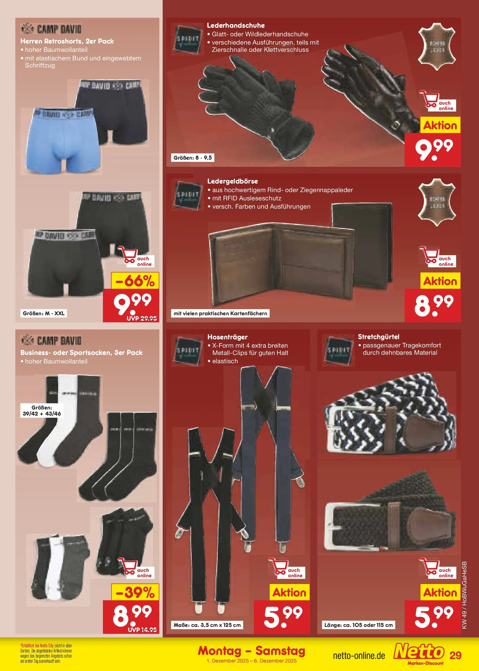 Netto Marken-Discount prospekt Bovenden	 (ab 01.12.2025) » Angebote | Seite: 31