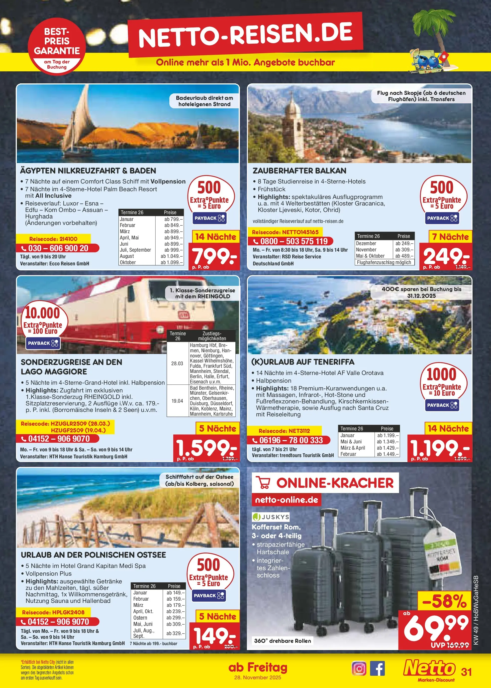 Netto Marken-Discount prospekt Bovenden	 (ab 01.12.2025) » Angebote | Seite: 33 | Produkte: Bad, Uhr