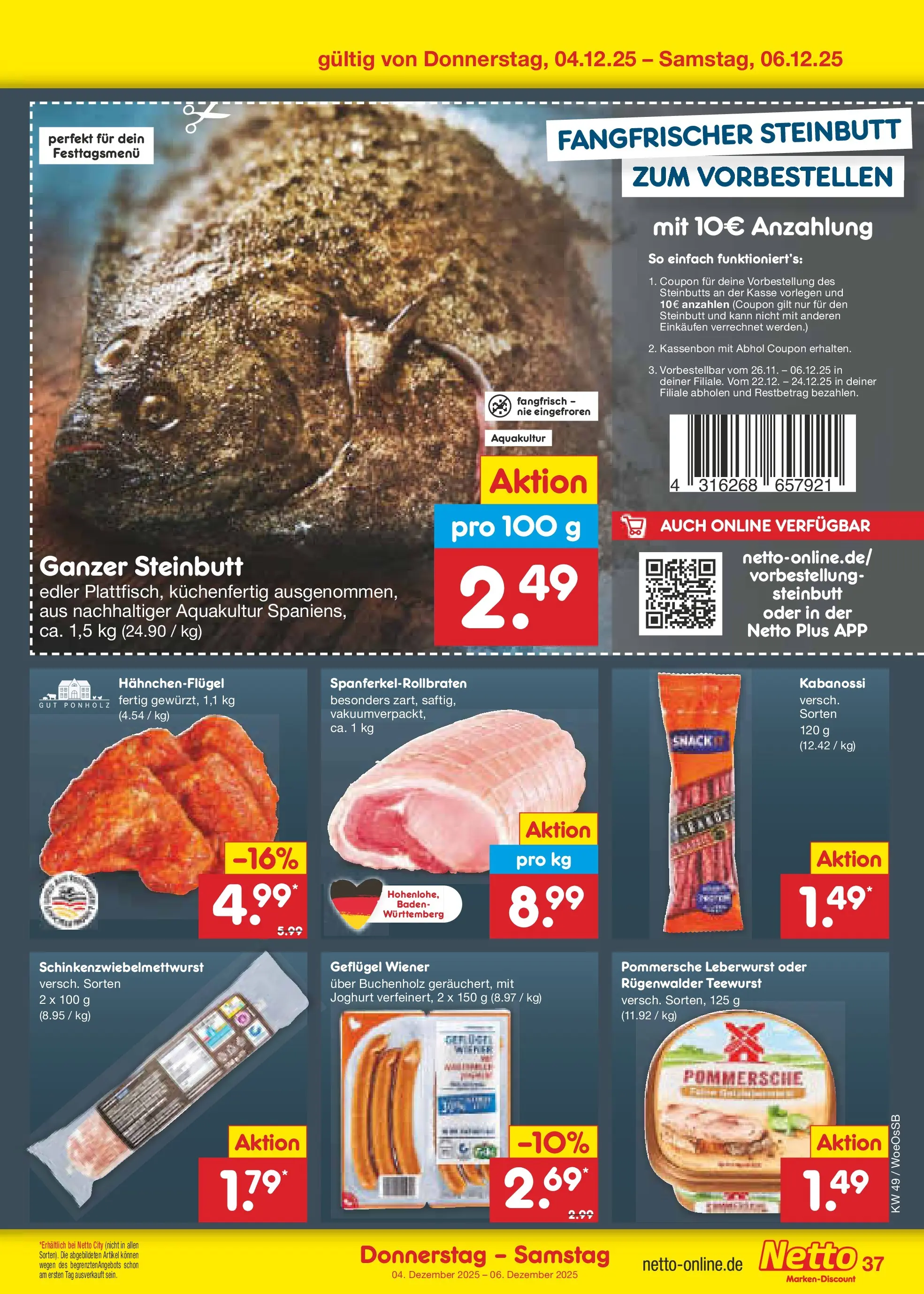 Netto Marken-Discount prospekt Gemmingen	 (ab 30.11.2025) » Angebote | Seite: 39 | Produkte: Joghurt