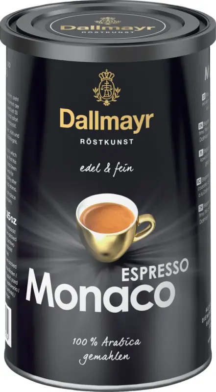 Dallmayr Мляно кафе Monaco 100% Арабика