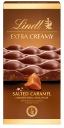 LINDT EXTRA CREAMY Шоколад солен карамел