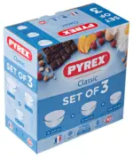 Kaufland хипермаркет PYREX Комплект купи 0,7 л, 1,1 л и 2,3 л - до 30-11-25