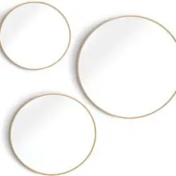 JYSK Oglinzi SANDAGER 3 buc/set stejar natur