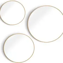 JYSK Oglinzi SANDAGER 3 buc/set stejar natur