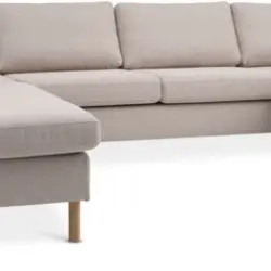 JYSK Colțar HELLERUP stânga bej/stejar natur