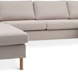 JYSK Colțar HELLERUP stânga bej/stejar natur